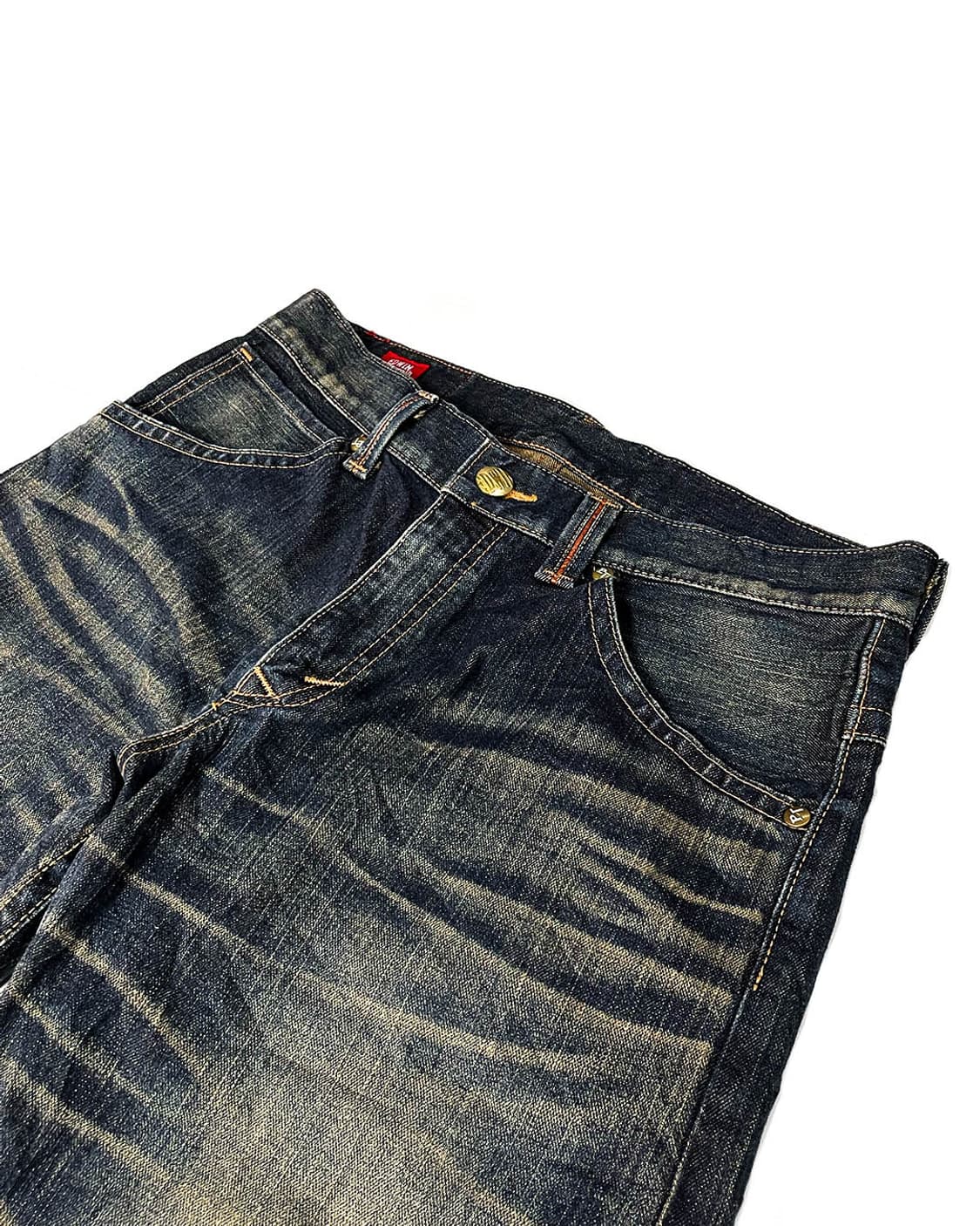 Edwin 레드 패치 데님 팬츠 상품이미지3