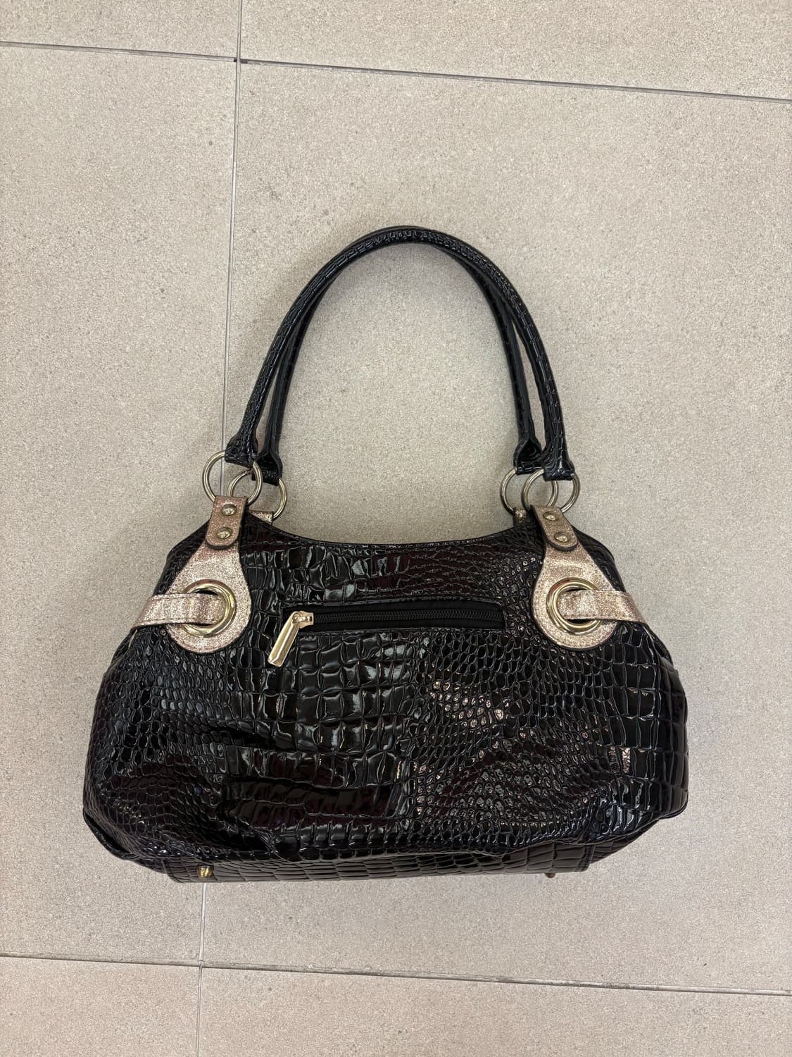 블랙 골드 갸루 숄더백 상품이미지4