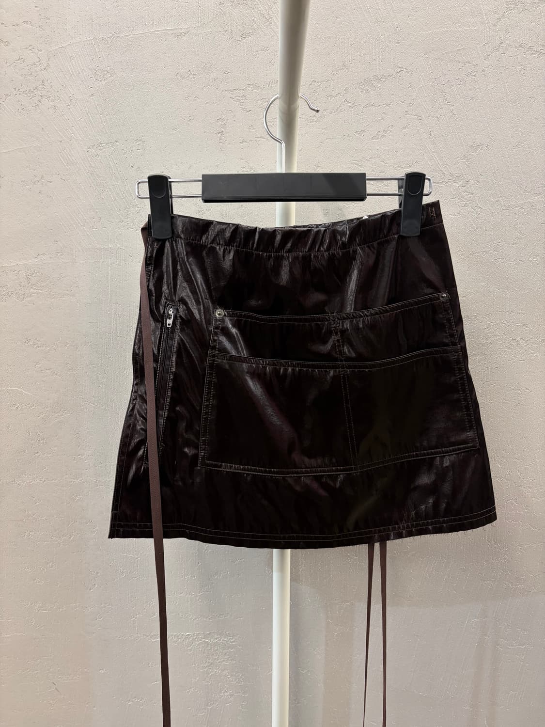 NACHE 투피스 포켓 스커트 팬츠 다크 브라운 1 사이즈 상품이미지2