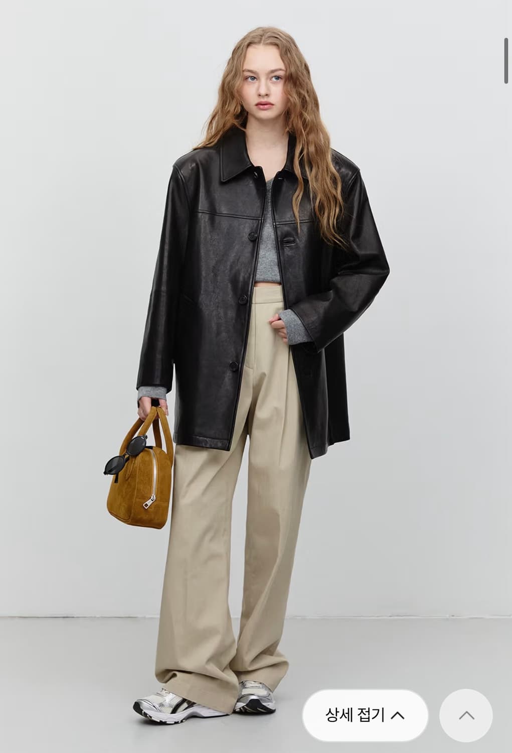 던스트 리얼 레더자켓 S (정가 74.9, 1회 착용) 상품이미지2