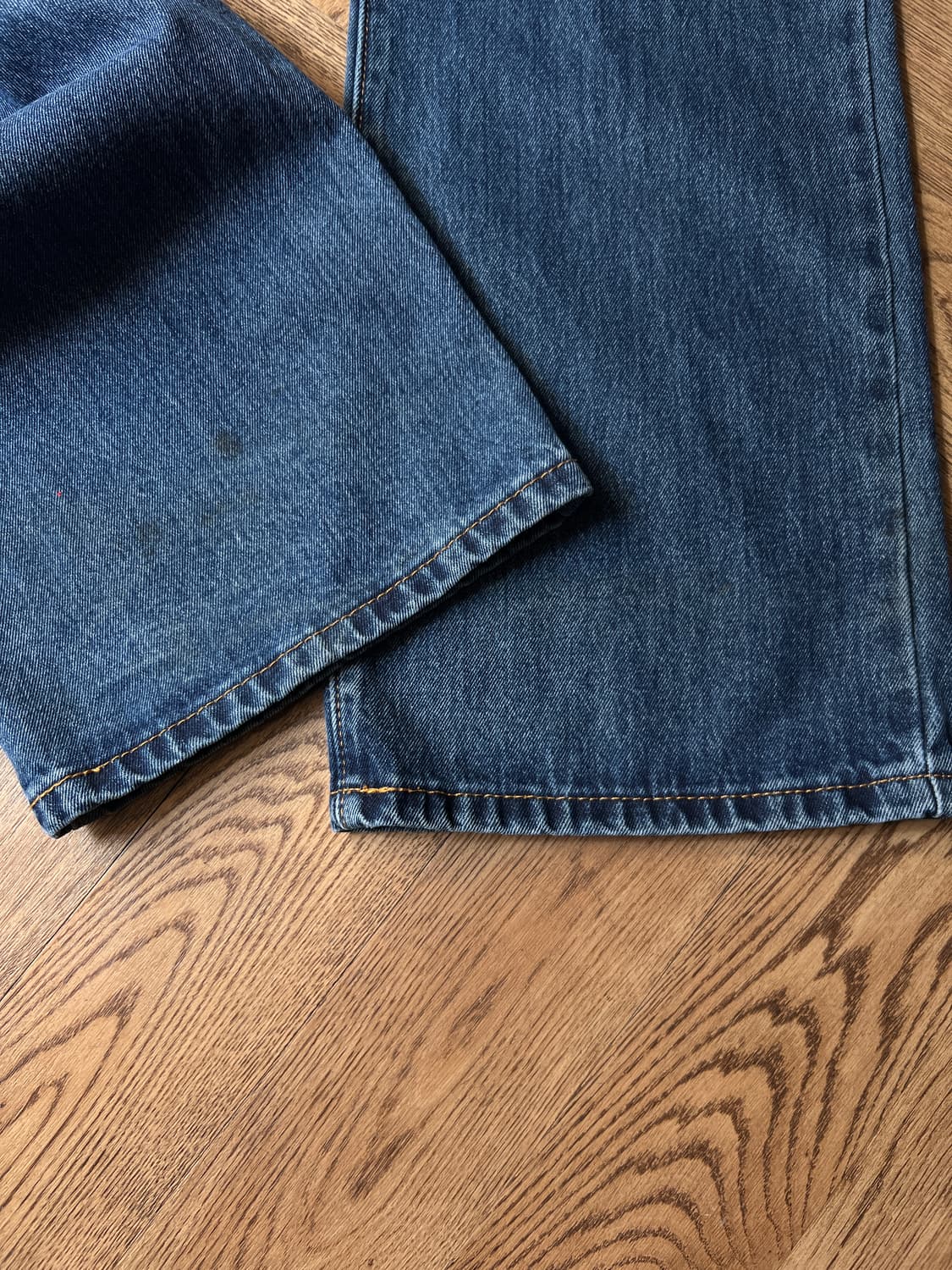 [40]리바이스 517 미디엄블루 워싱 플레어진 F21 상품이미지4