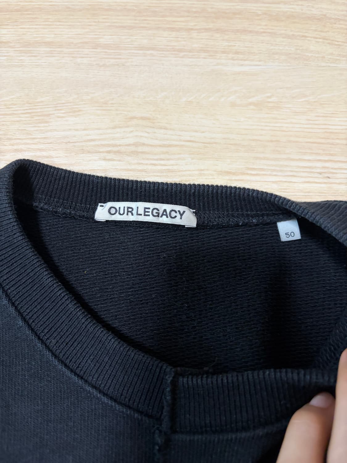 아워레가시 절개 맨투맨 상품이미지3