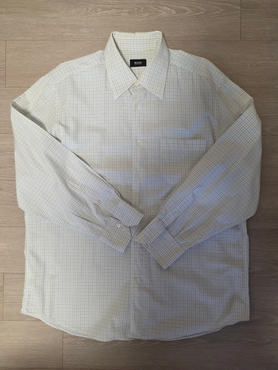 HUGO BOSS Grid Pattern 셔츠 XL(US 43)

 상품이미지1