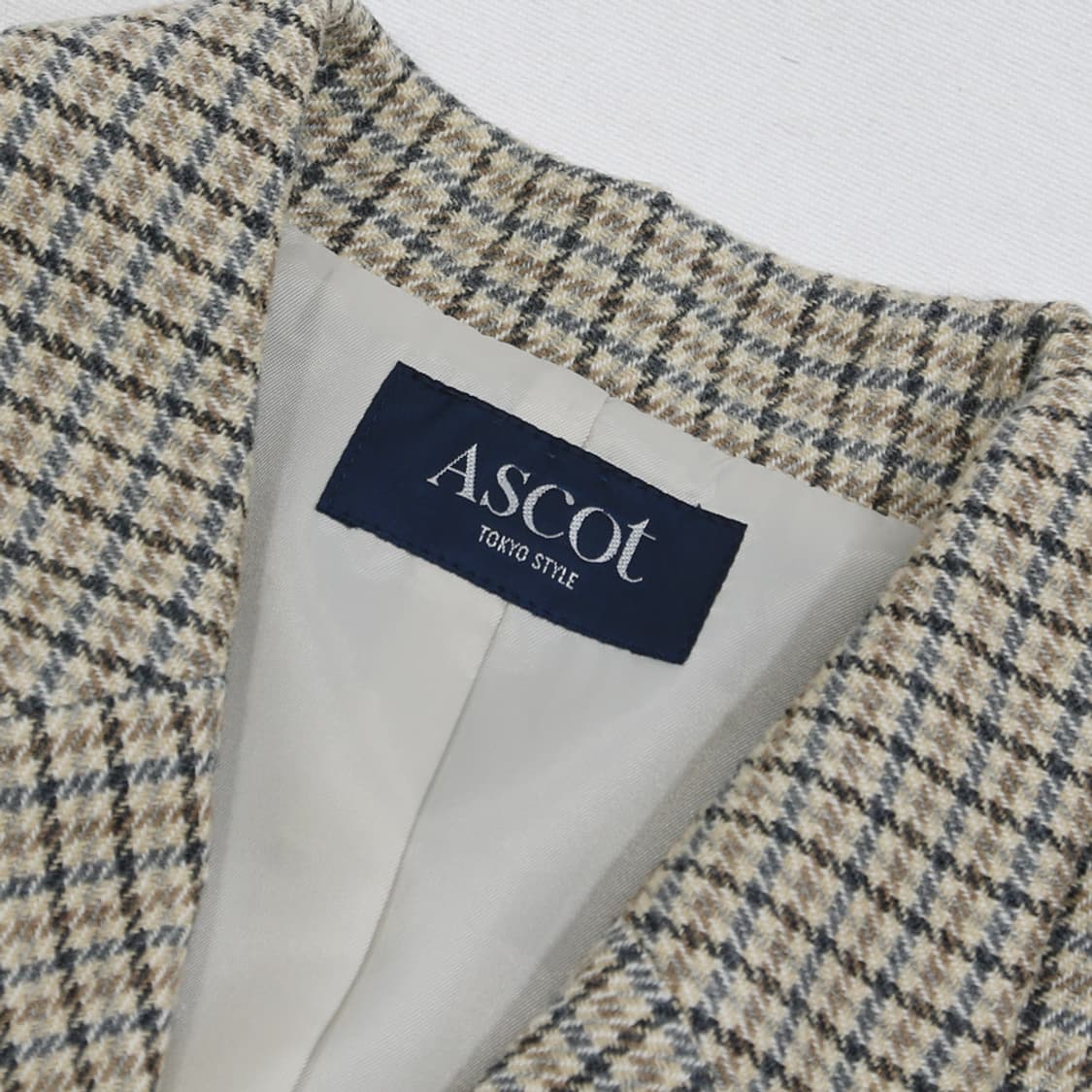 ASCOT 모직 체크 블레이져 (여성용 9) 상품이미지5