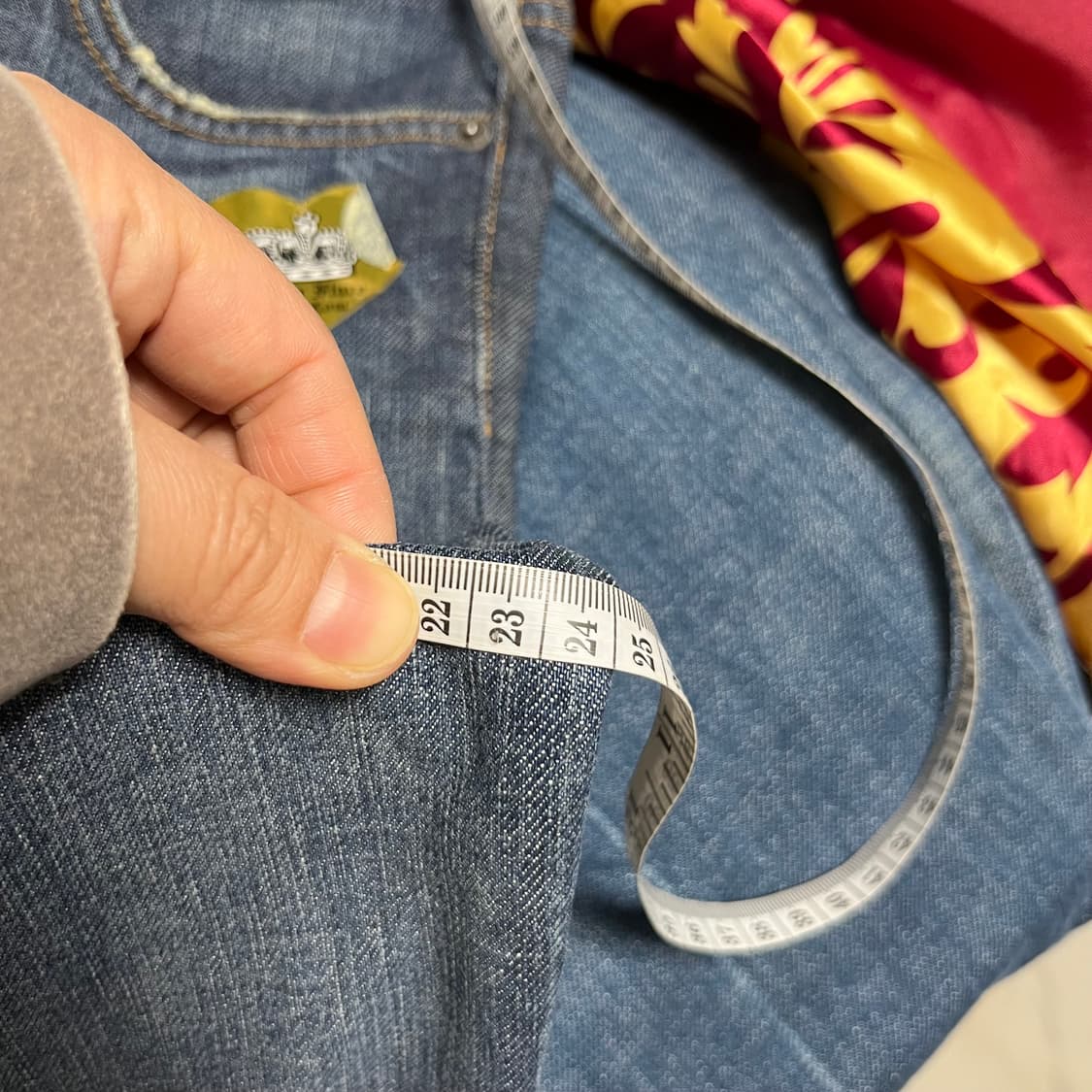 쥬시 꾸뛰르 부츠컷 데님 진청 27 상품이미지6