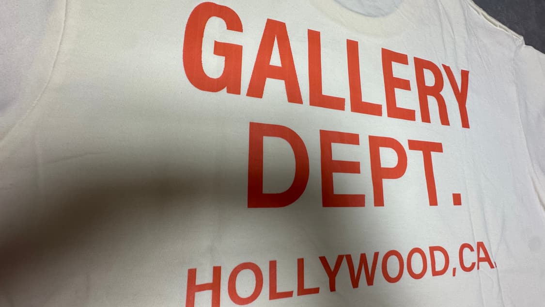 갤러리디파트먼트 수베니어 크림 반팔 상품이미지8