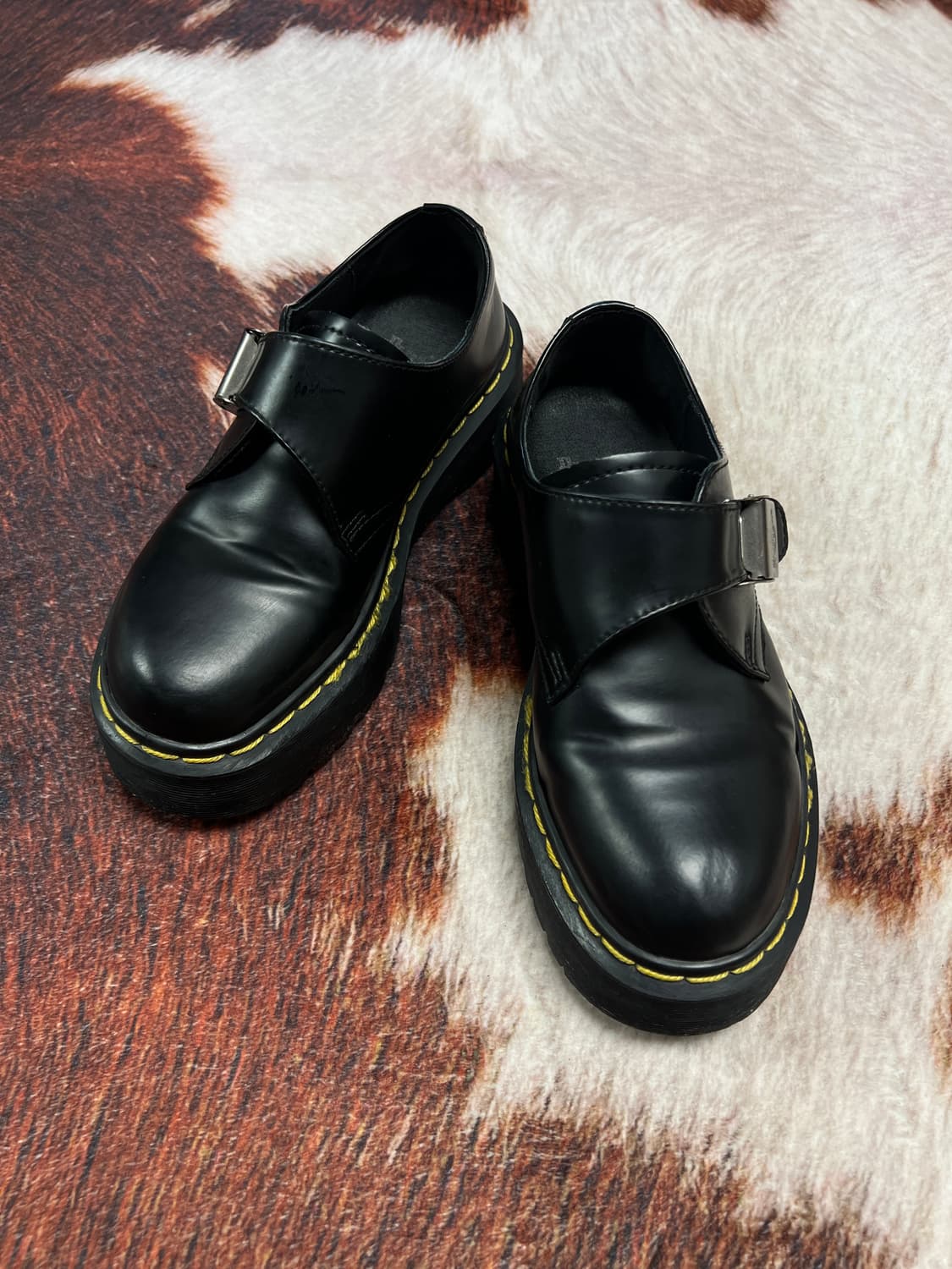 [240] 닥터마틴 1461 버클 로퍼 블랙 상품이미지1