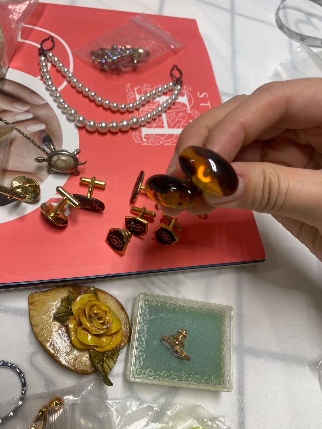 넥타이핀 커프스 등 일괄 상품이미지4