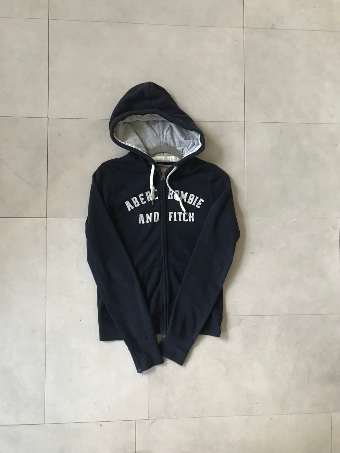 아베크롬비 네이비 딱붙핏 후드집업 상품이미지6