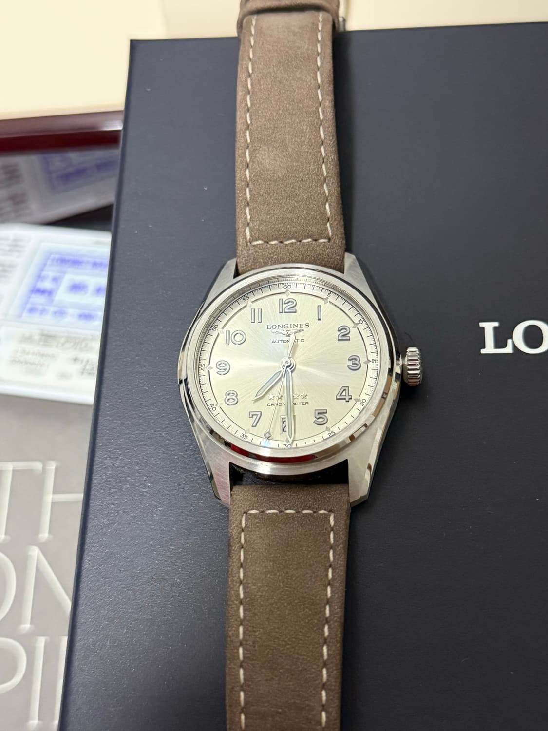 론진 스피릿 37 샴페인 상품이미지5