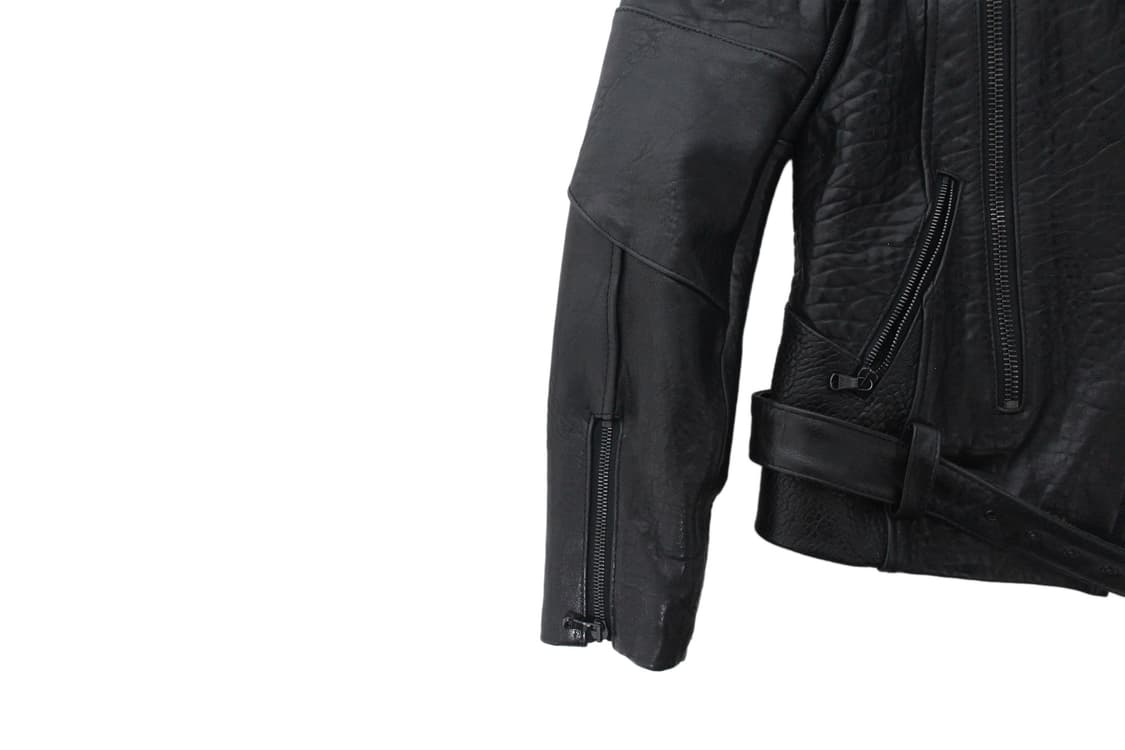 LFM LEXX FINGER MARCHE 크롭 레더 바이커 자켓 상품이미지3