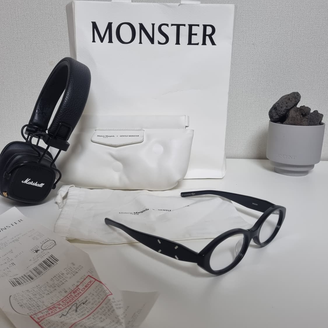 젠틀 몬스터 x 메종 마르지엘라 MM209 블랙 클리어 상품이미지1