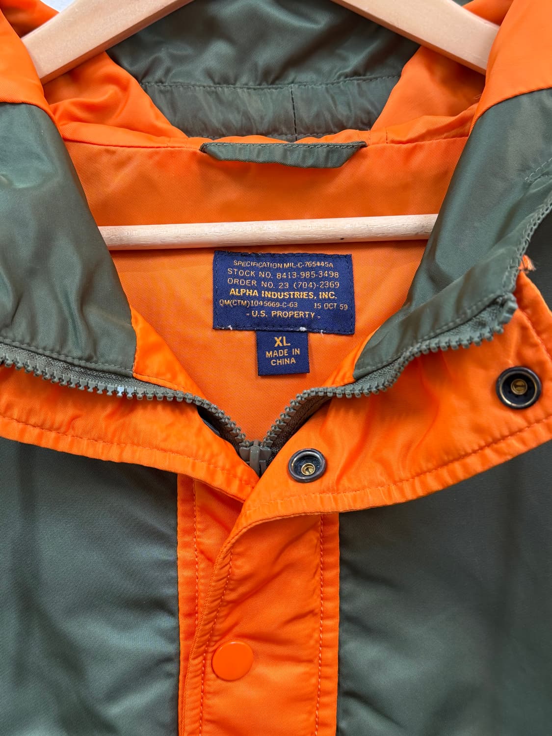 Alpha Industries 알파인더스트리 시패얼 아노락 XL 상품이미지2