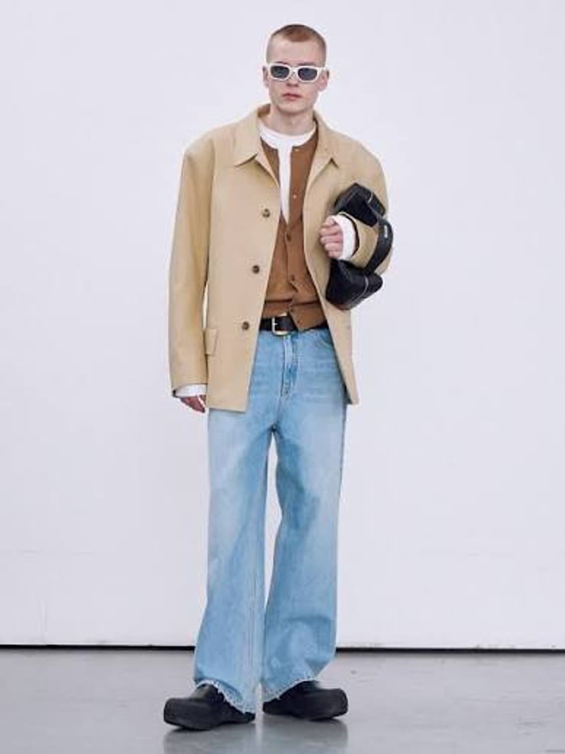 렉토 드릴드 코튼 오버사이즈 헌팅 자켓 상품이미지1