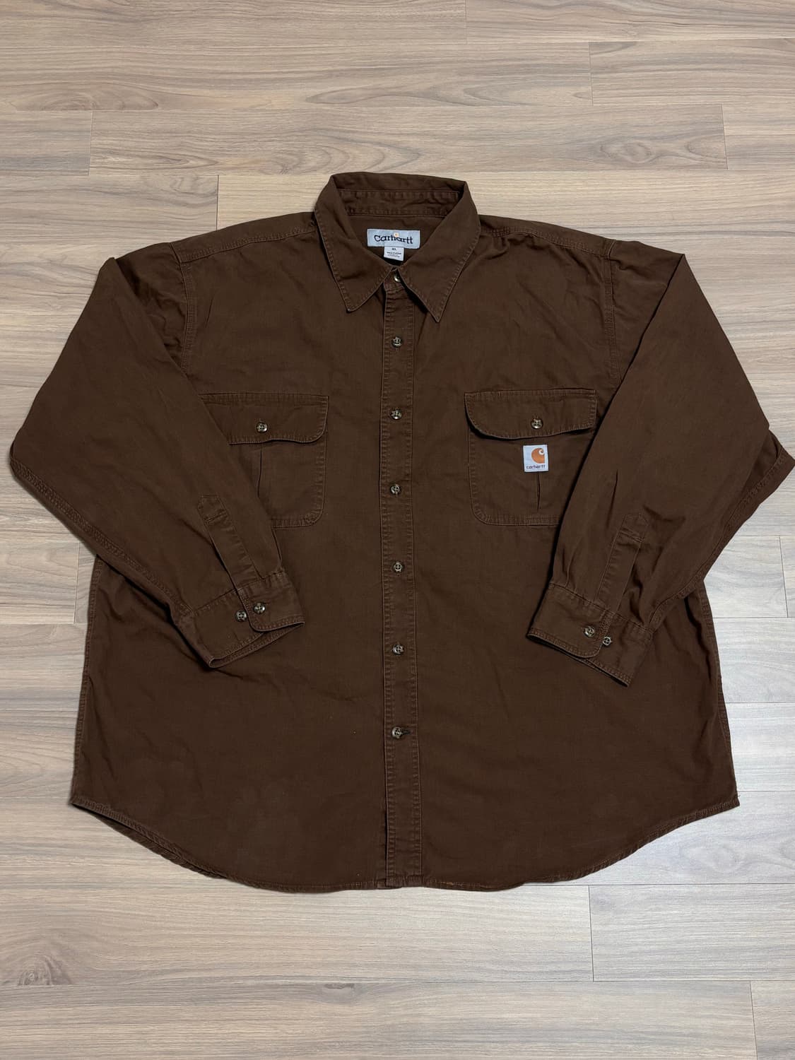 칼하트 셔츠 XL 브라운 상품이미지1