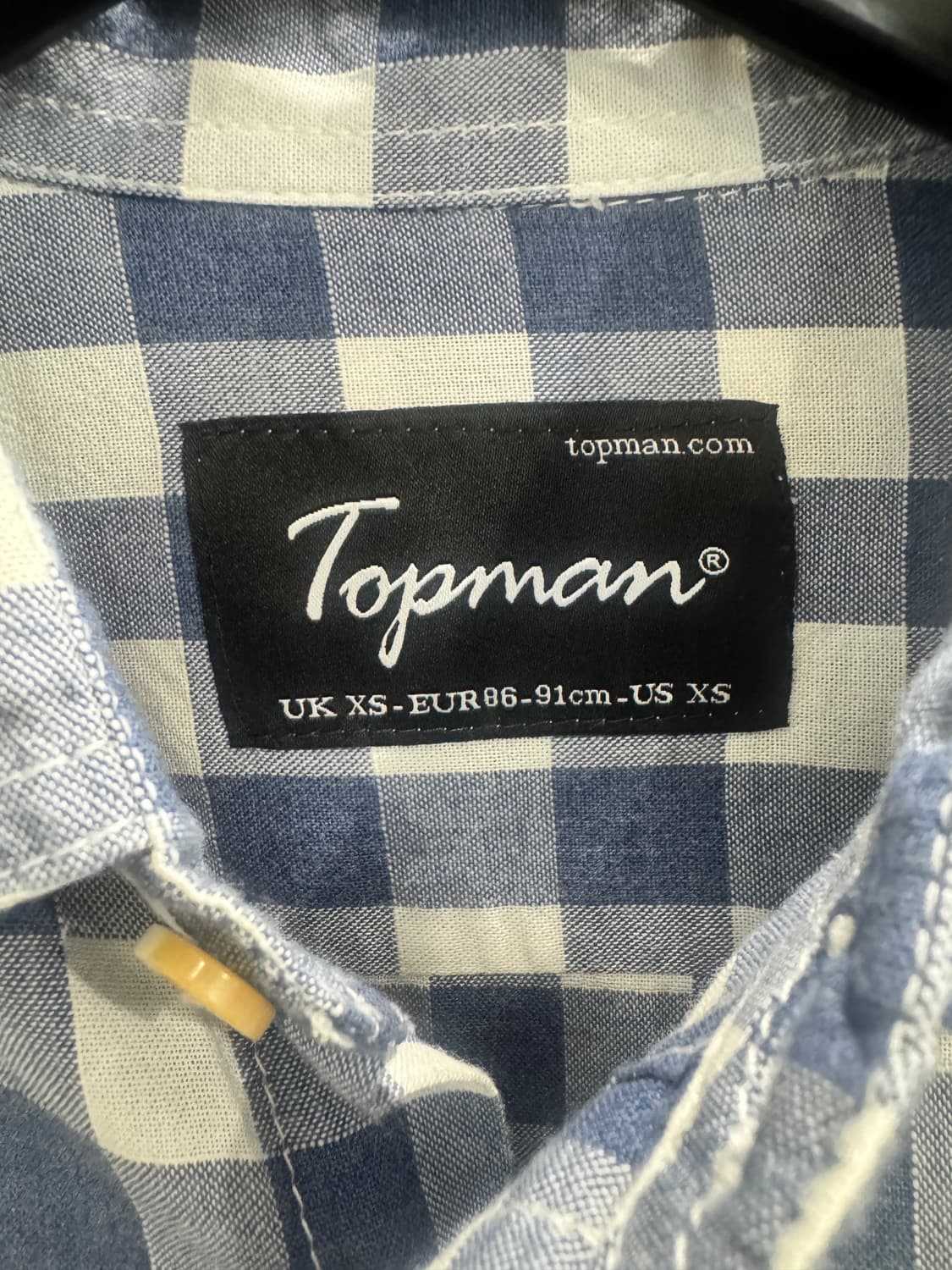 vintage topman 체크 롤업셔츠 상품이미지2