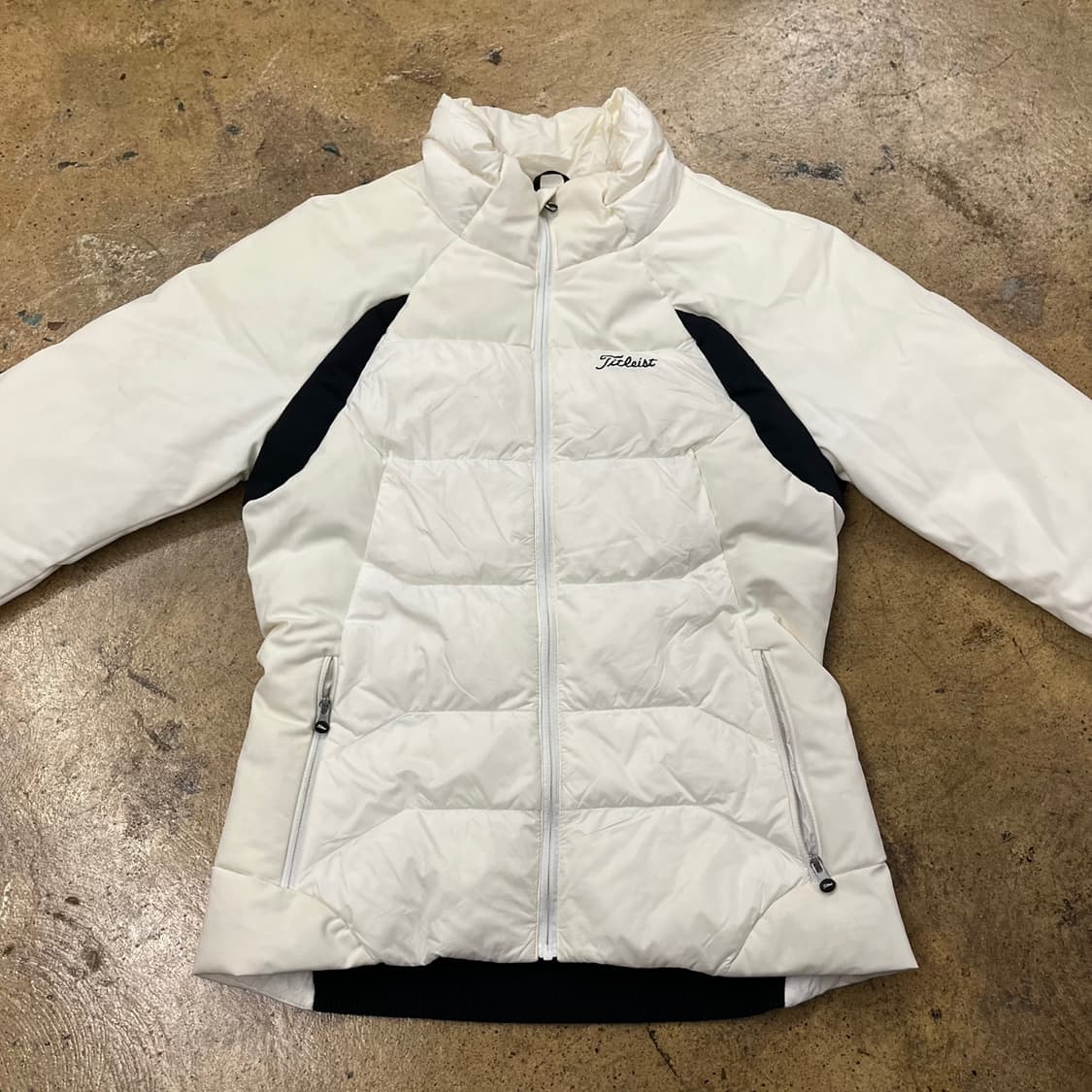 [정품/S] 타이틀리스트 여성 패딩 자켓 화이트 b8 상품이미지3