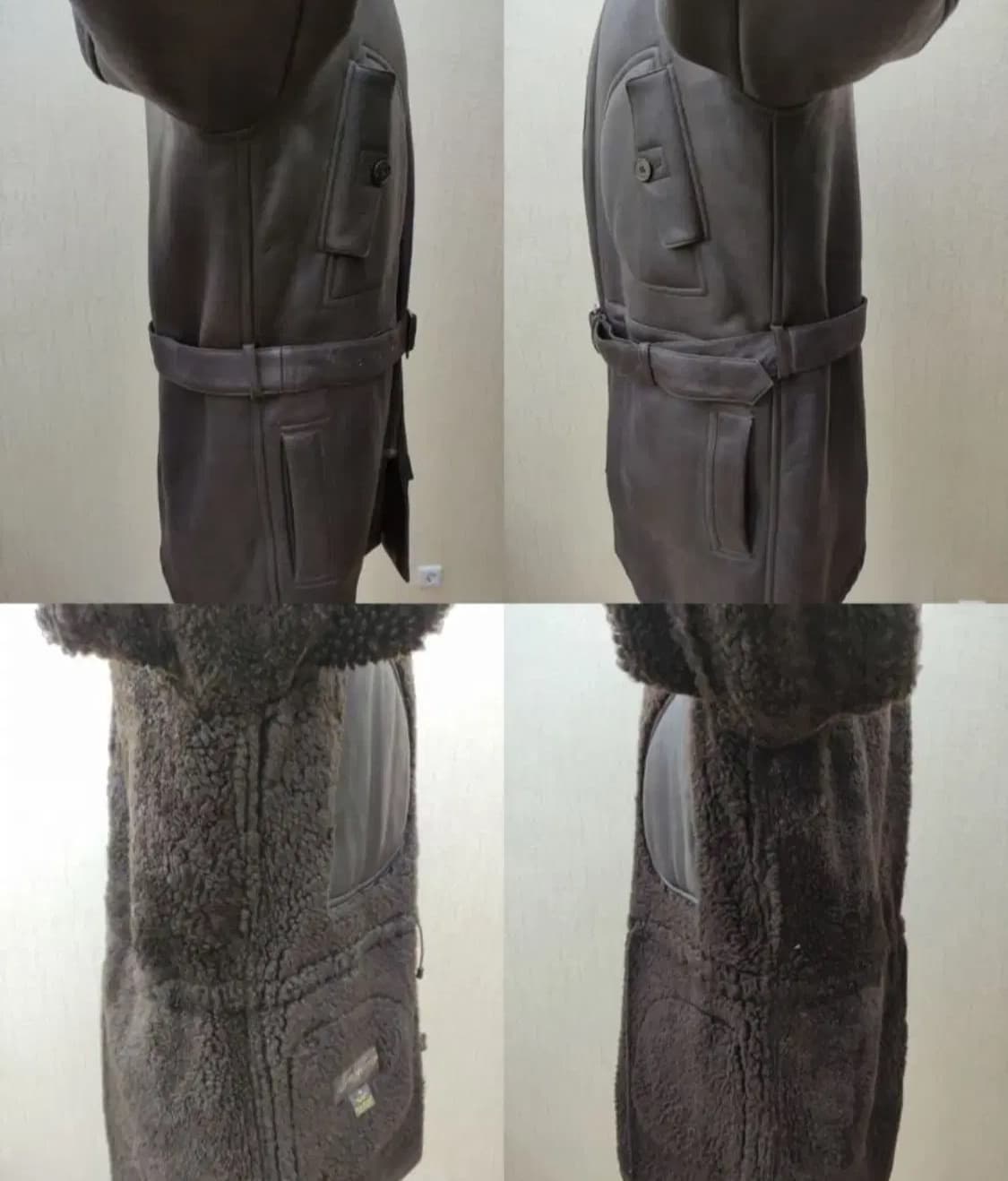 루이비통 벨티드 코트(무통-쉽스킨 레더)56 사이즈-해외발송 상품이미지6