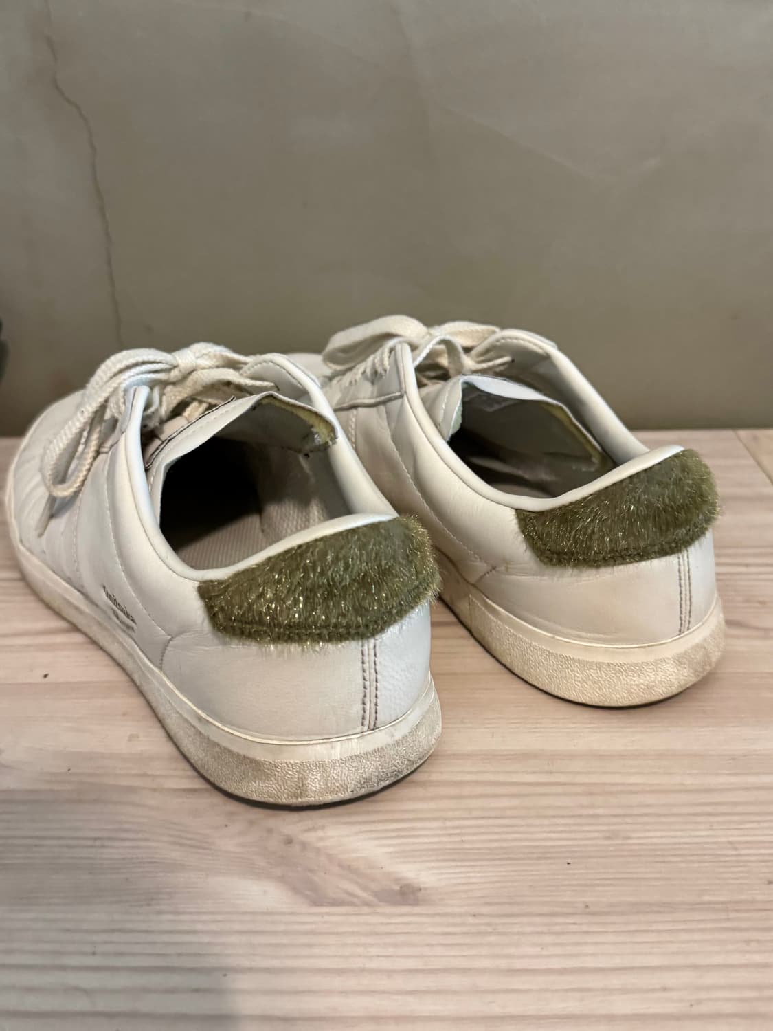 오니츠카 타이거 론쉽 화이트 그린힐팁 상품이미지3