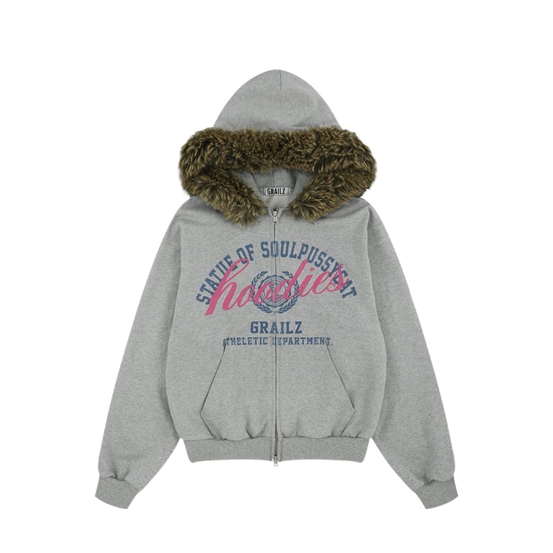 그레일즈 소울푸시캣 퍼 후드집업 (새상품) 상품이미지1