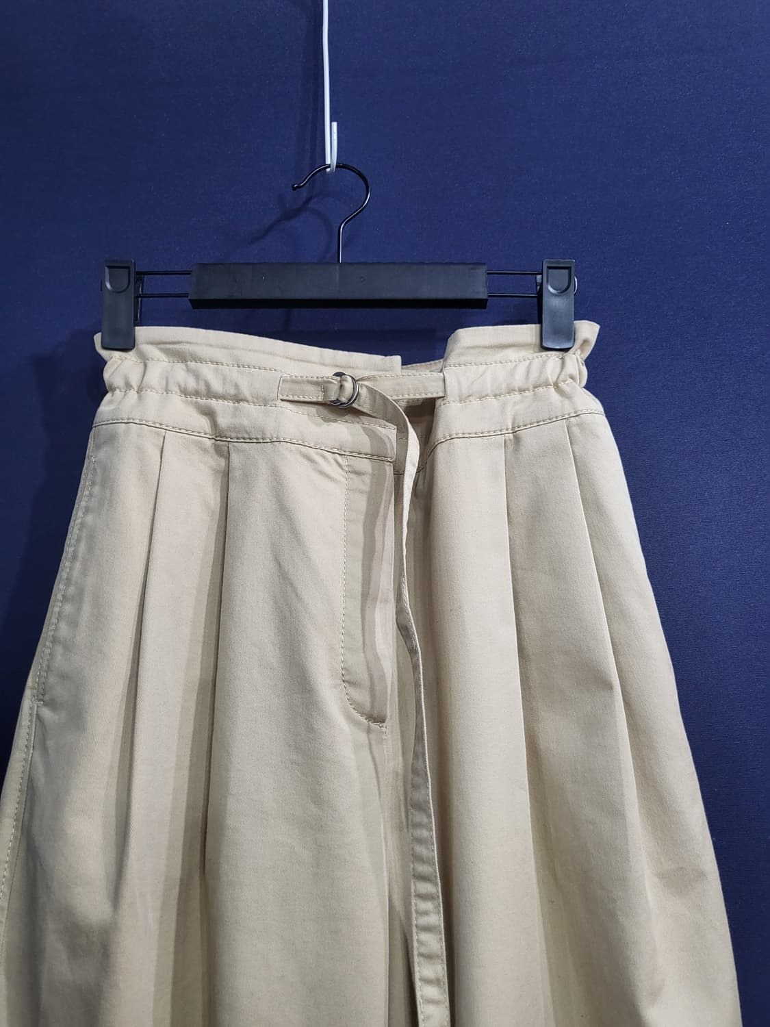 마시모두띠 투턱 벨트 와이드 팬츠 상품이미지2