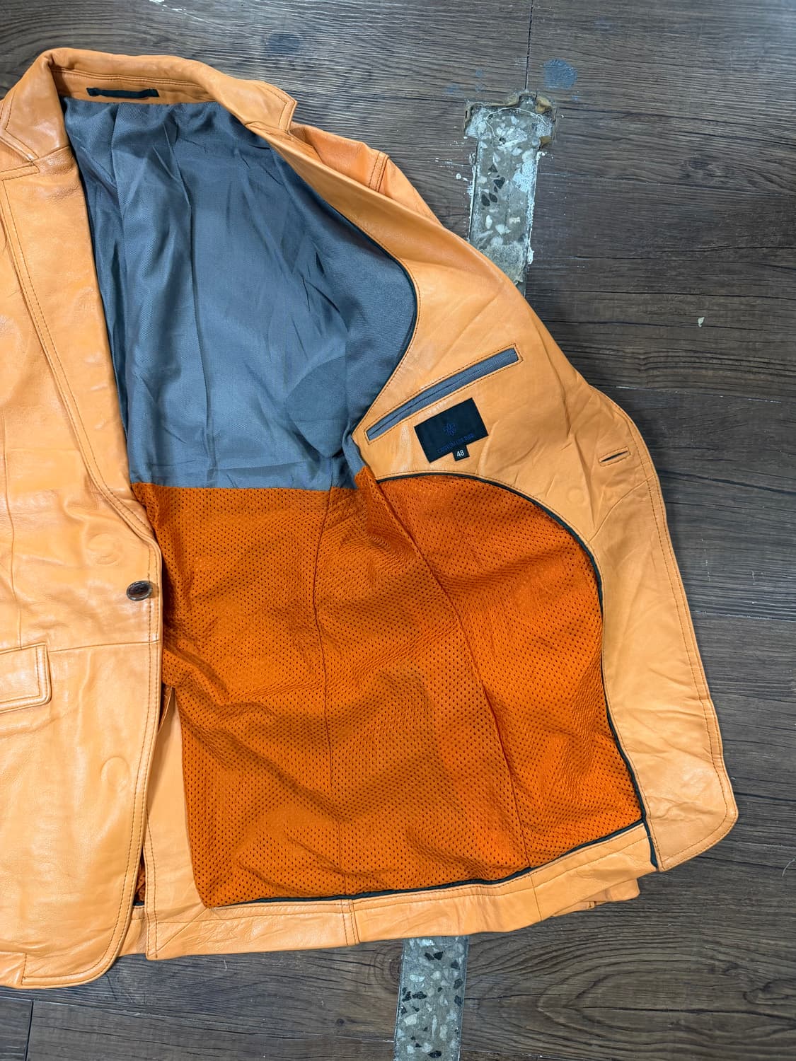 CUSTUM CULTURE 레더 블레이져 상품이미지2