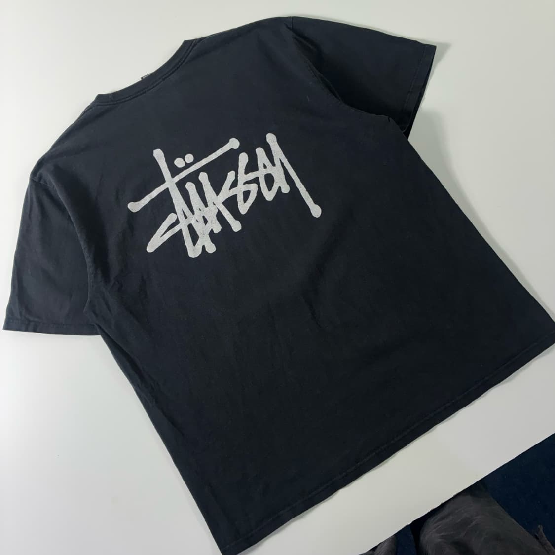 Stussy  스투시 베이직 블랙 반팔티셔츠  상품이미지1