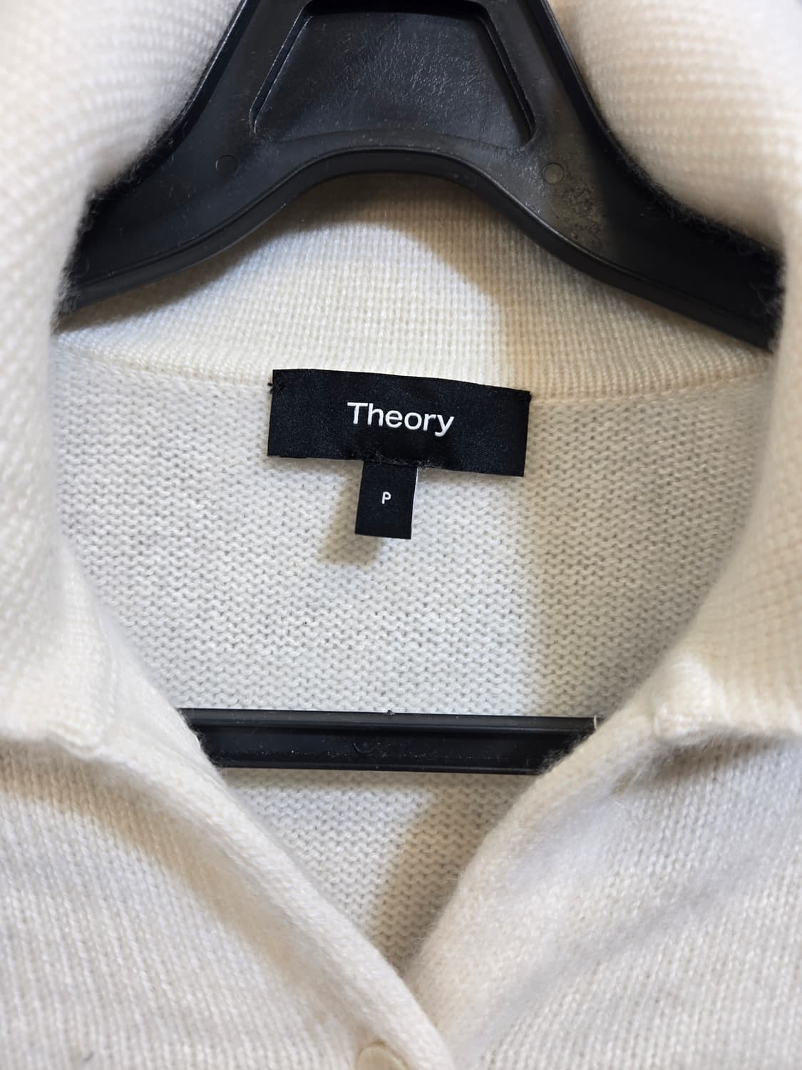 Theory 띠어리 케시미어 100% 아이보리 가디건 상품이미지2