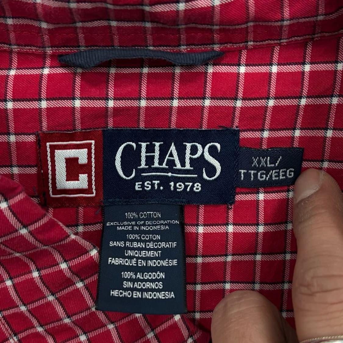 챕스랄프로렌 체크 셔츠 v2736 상품이미지6