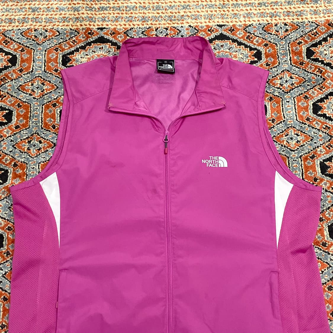 노스페이스 핑크 경량 조끼 여성XL 상품이미지2