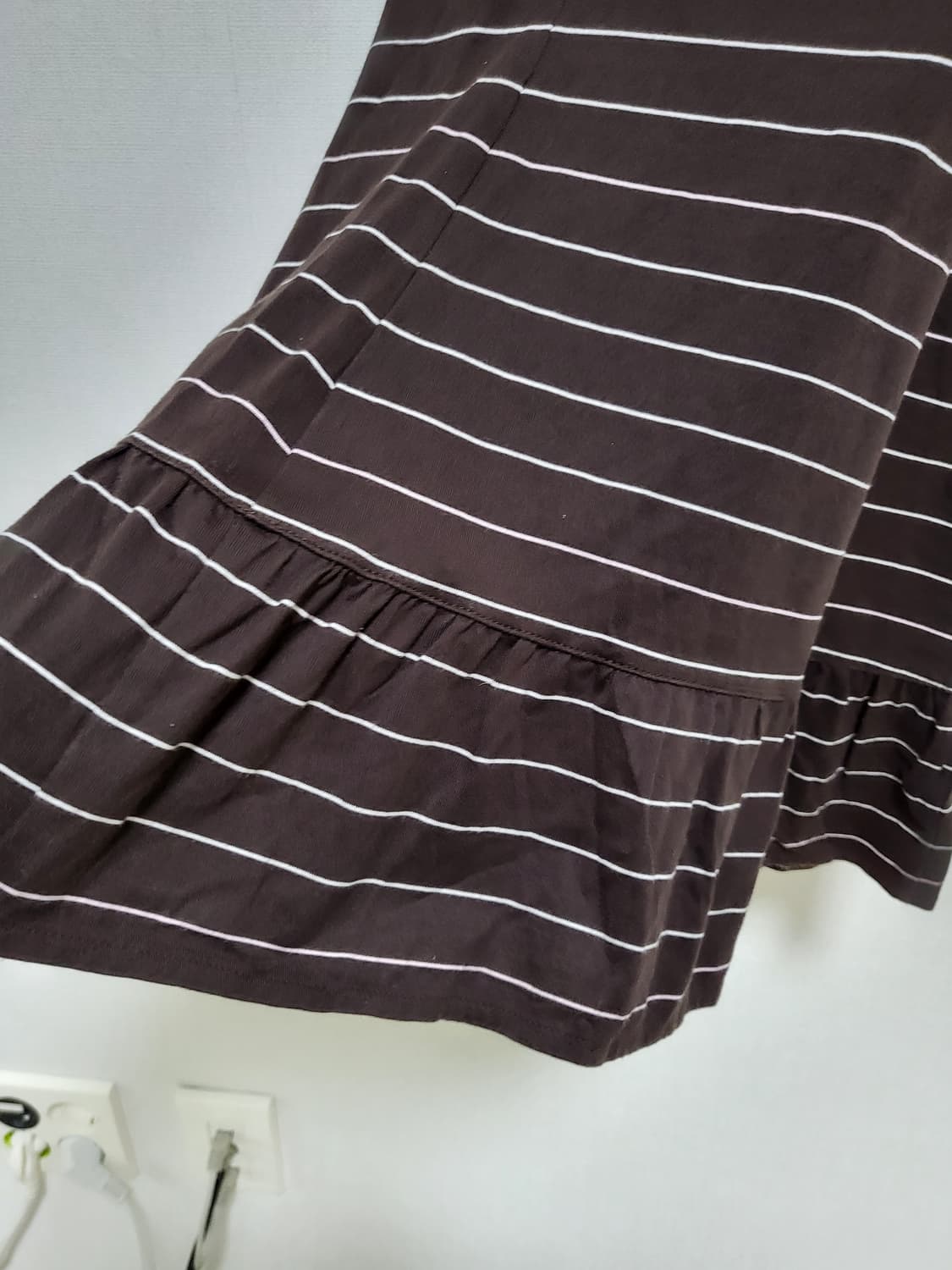 버버리 블루 라벨 스트라이프 민소매 55-66새제품 상품이미지8