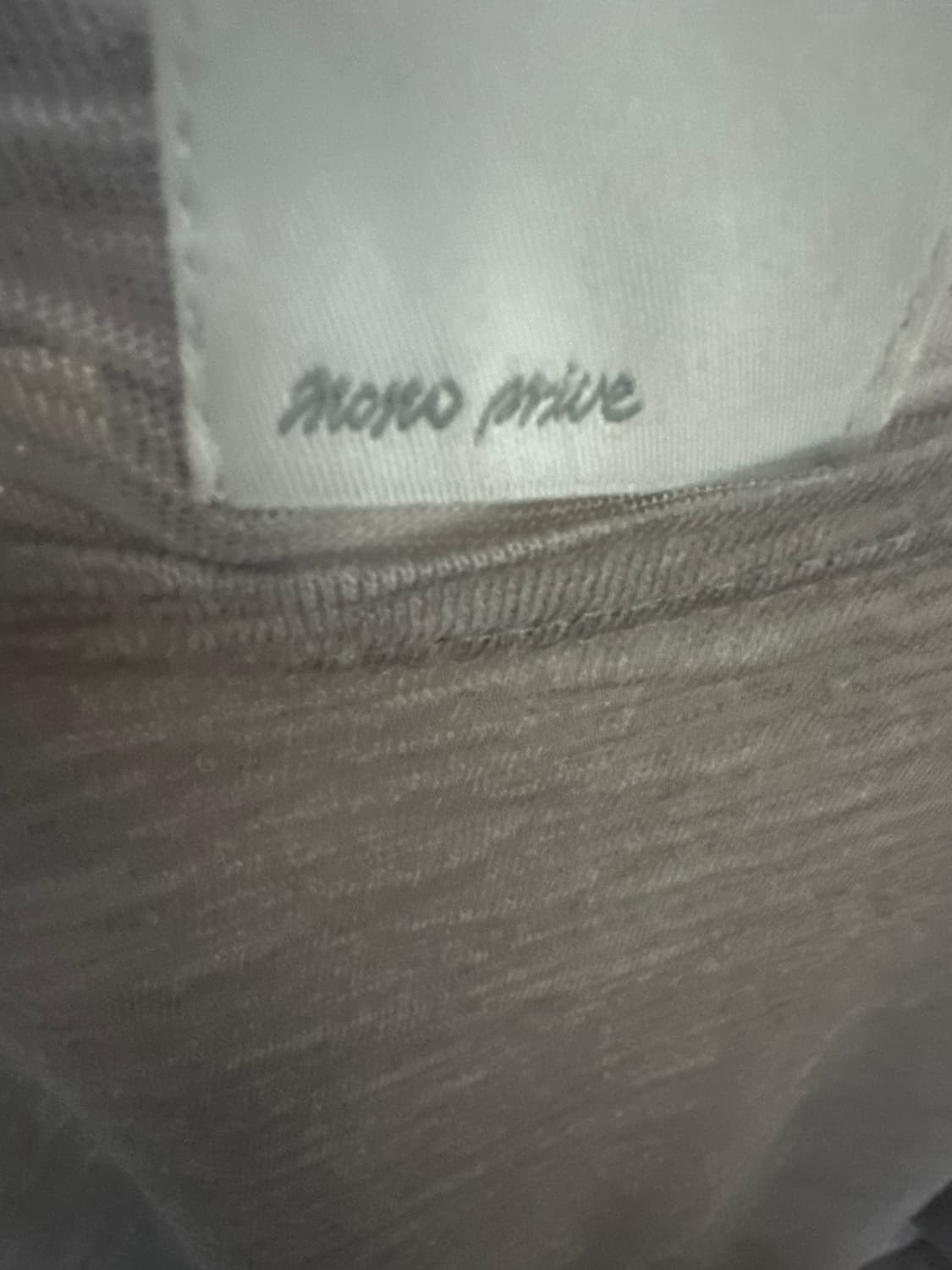 모노프리베 Textured Roll Long Sleeve 상품이미지2