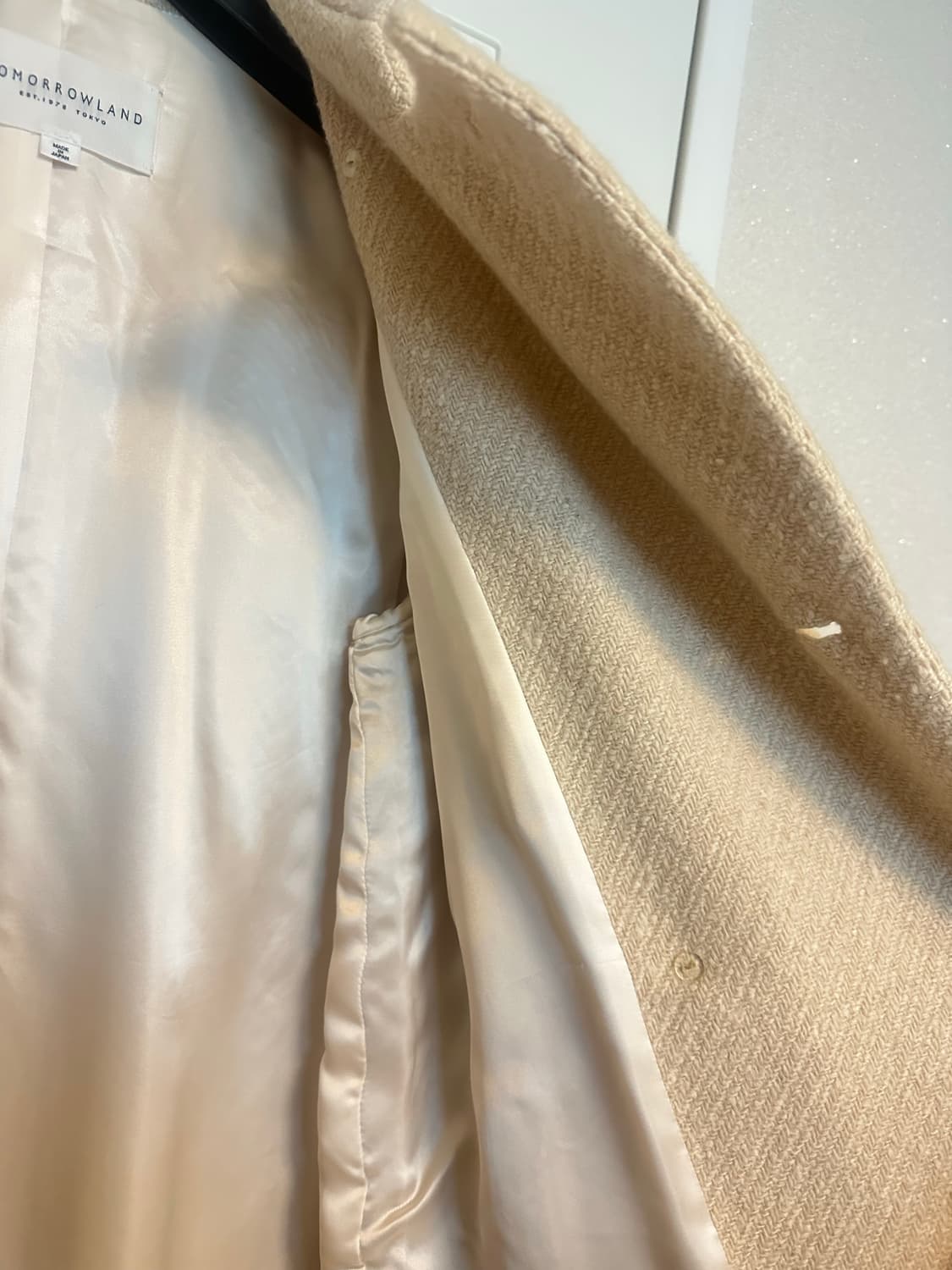 TOMORROWLAND 캐시미어 롱코트 38 상품이미지4