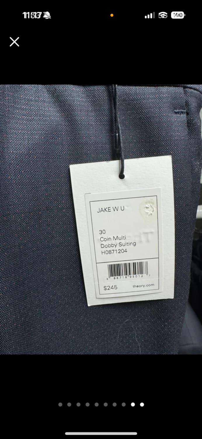 울 수트 셋업 새상품 Jake Wu Coin Multi Dobby 상품이미지10