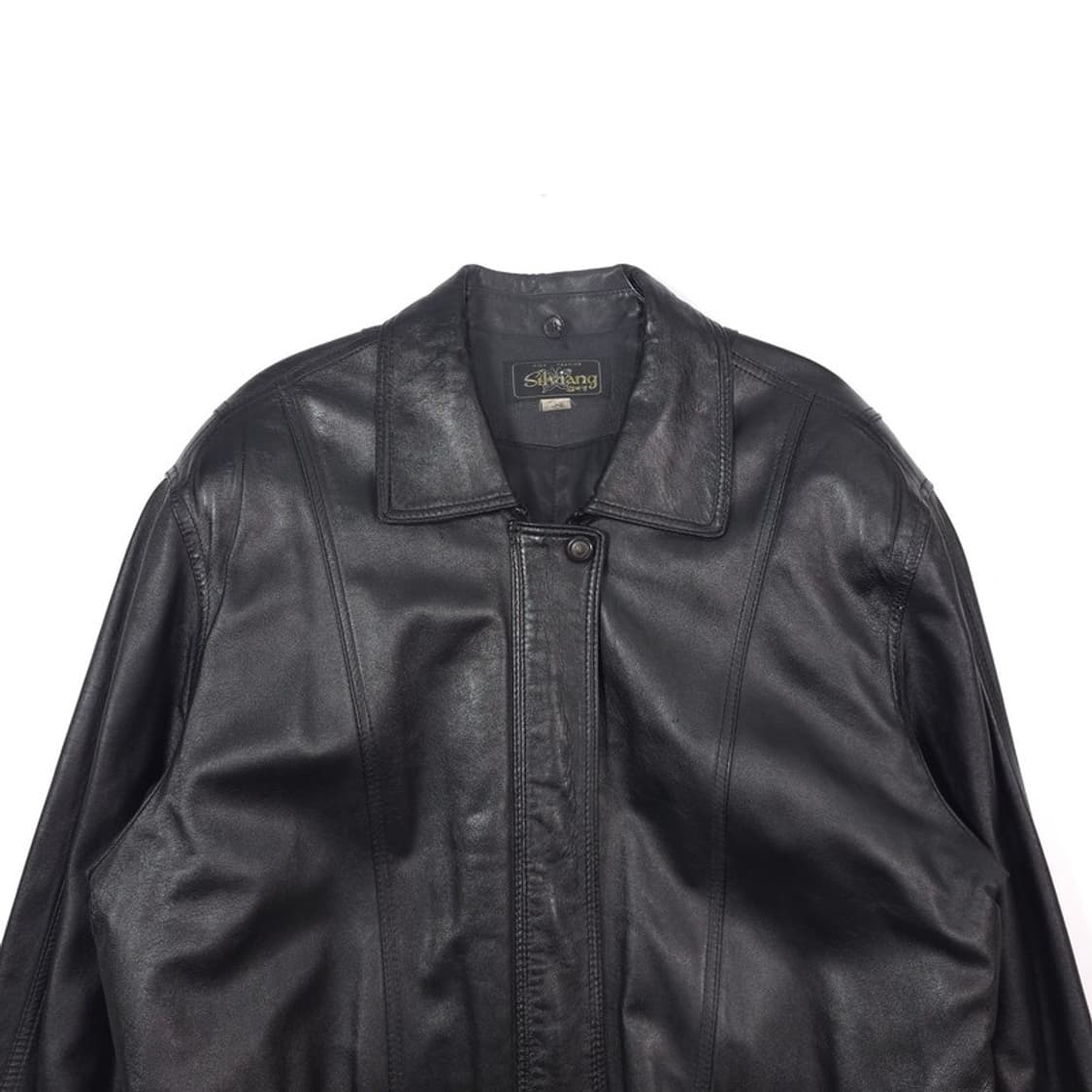 실비앙 리얼 양가죽 오버핏 사파리 자켓 상품이미지3