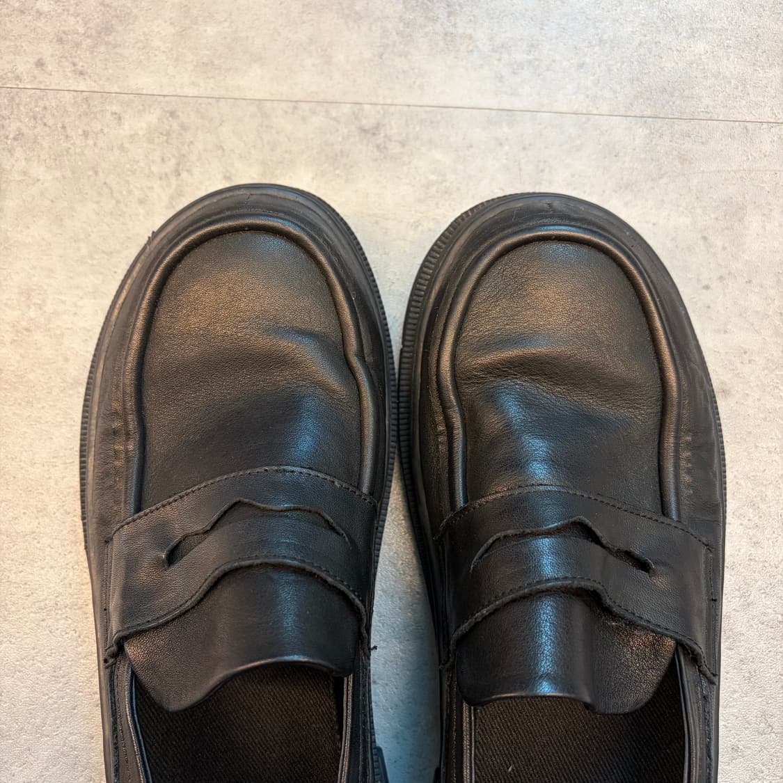 43 사이즈 남성용 로맨틱무브 하티 로퍼 워싱블랙 상품이미지2