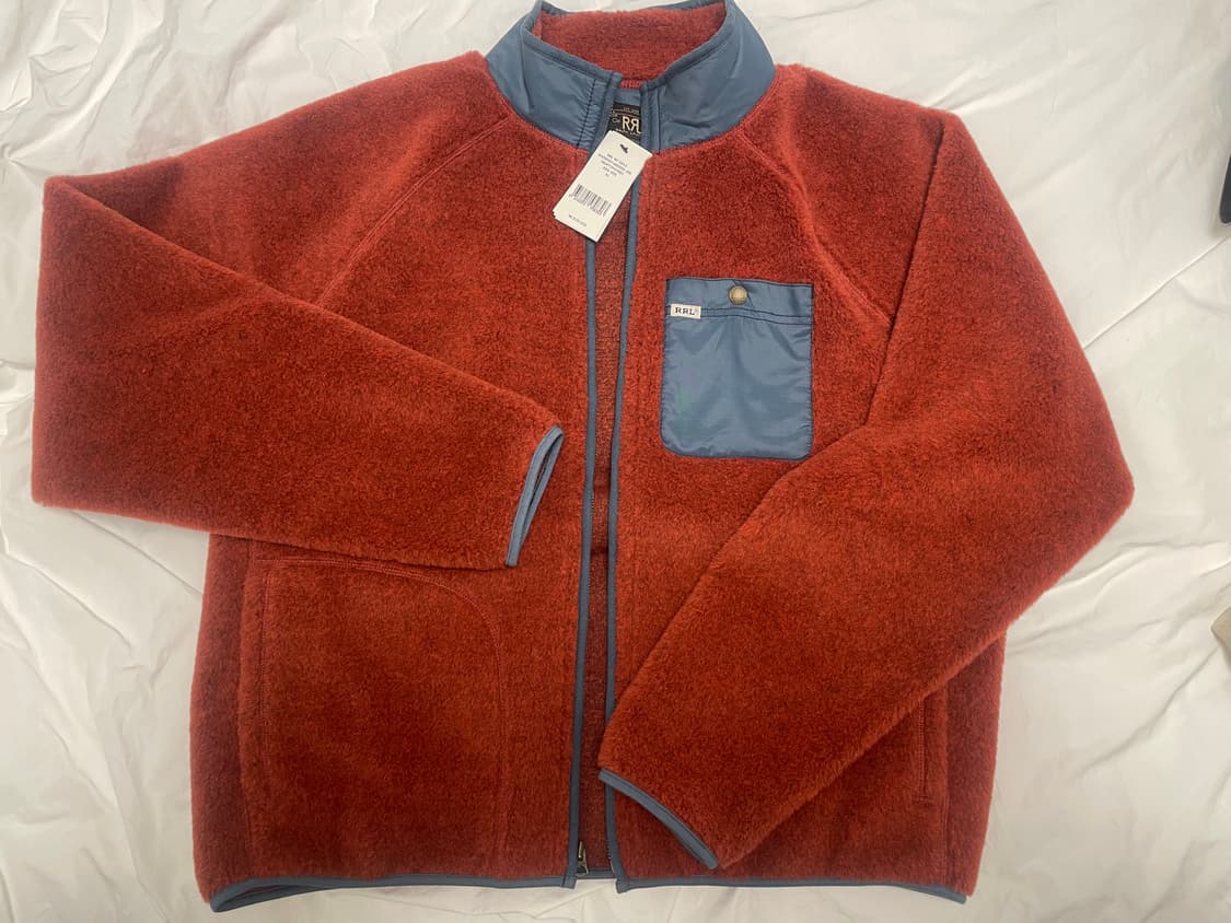 RRL 더블알엘 25fw 파일 플리스 자켓 사이즈xl 입니다. 상품이미지2
