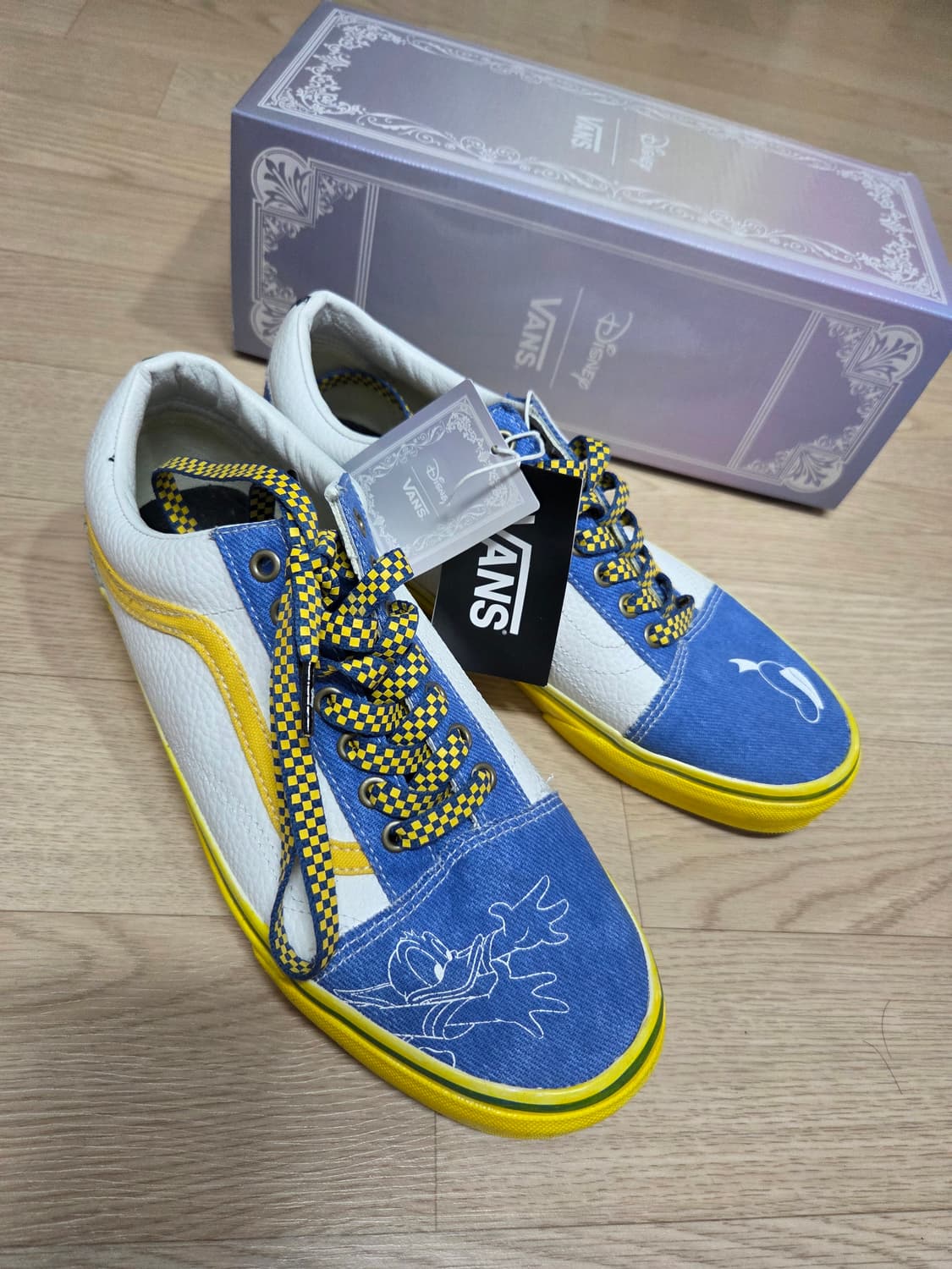 (새상품)반스 x 디즈니 콜라보 올드스쿨 데님 덕  상품이미지1