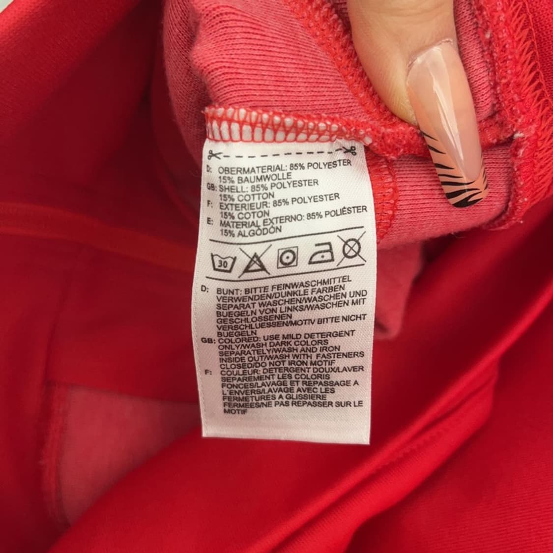 아디다스 Y2K 키치 프린팅로고 져지 집업 L C08288 상품이미지6