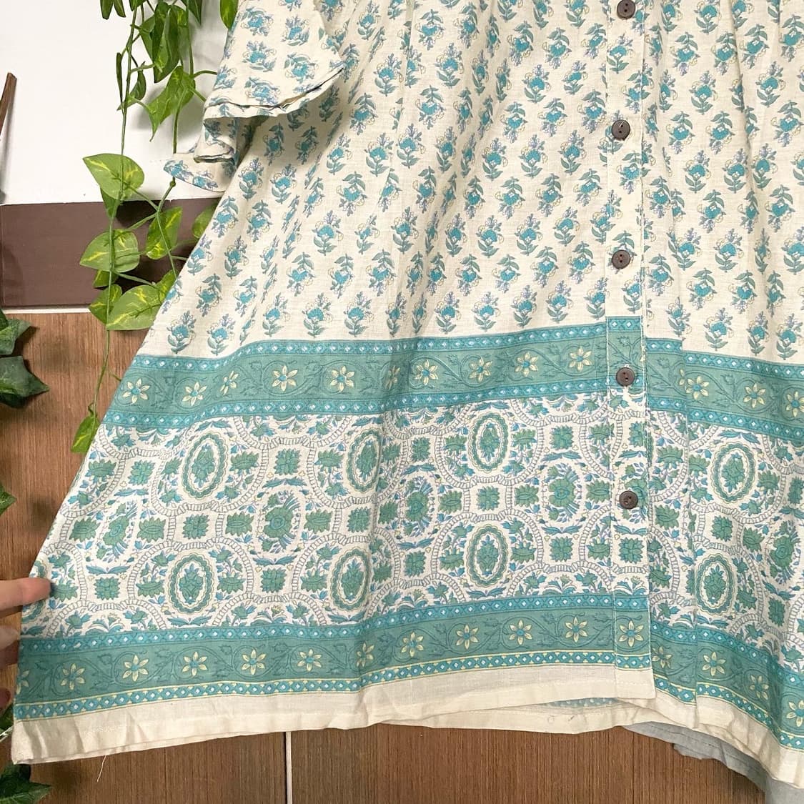 greenery ethnic blouse에스닉 블라우스 상품이미지4