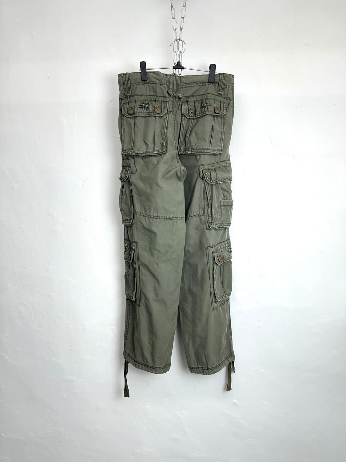 Military Studded Grunge Cargo Pants 상품이미지6