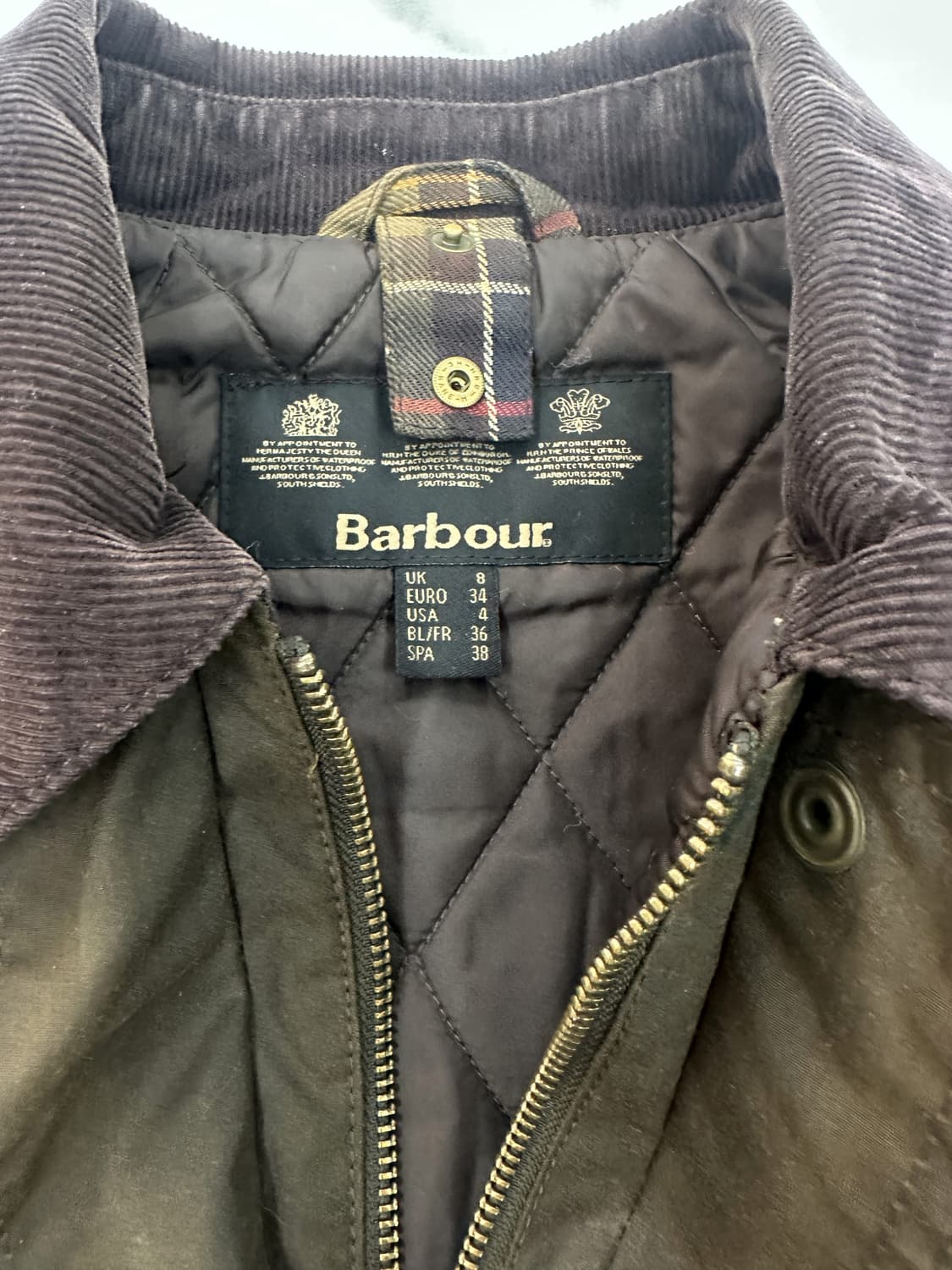 바버 벨세이 왁스 자켓 상품이미지3