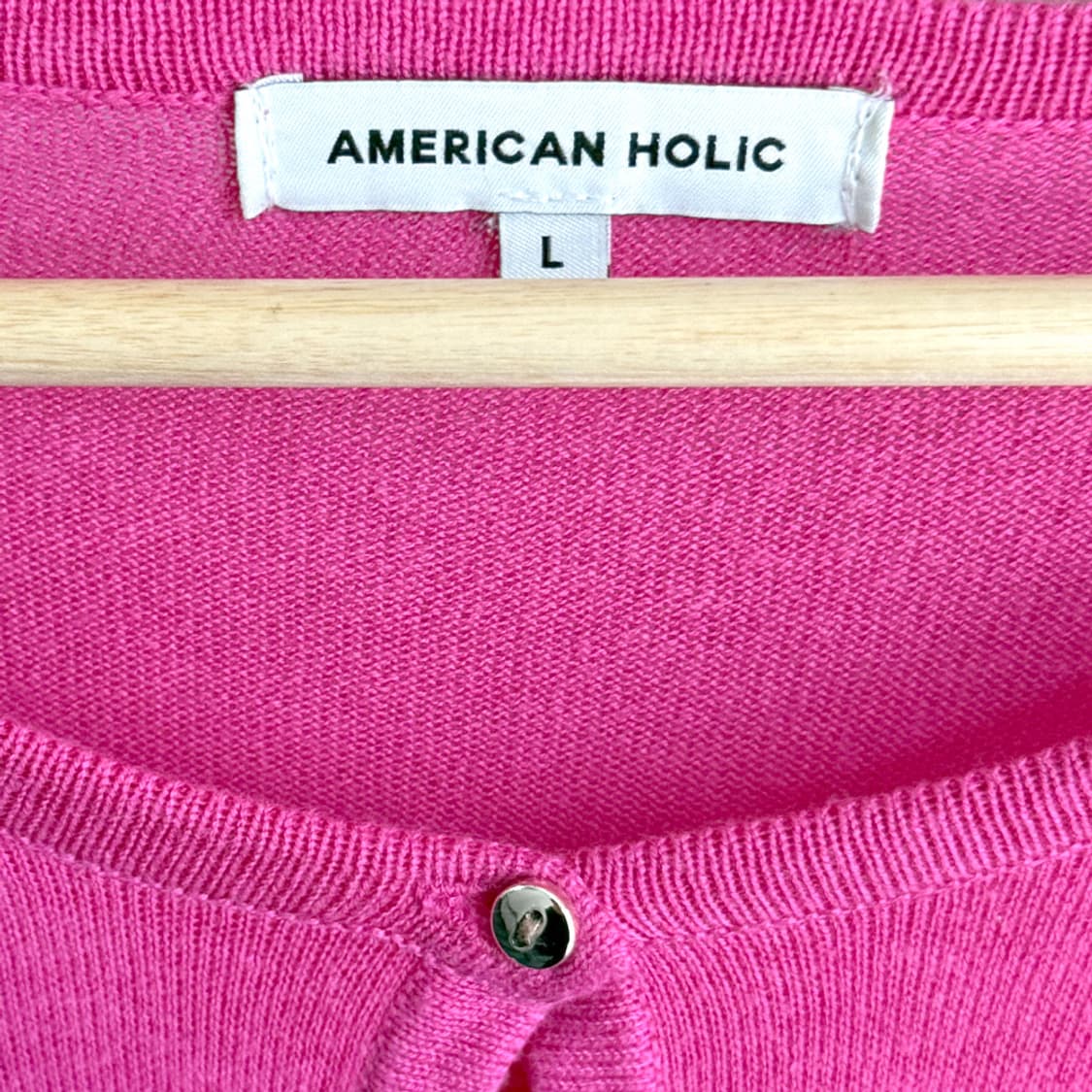 라즈베리 소녀 니트 가디건 상품이미지4