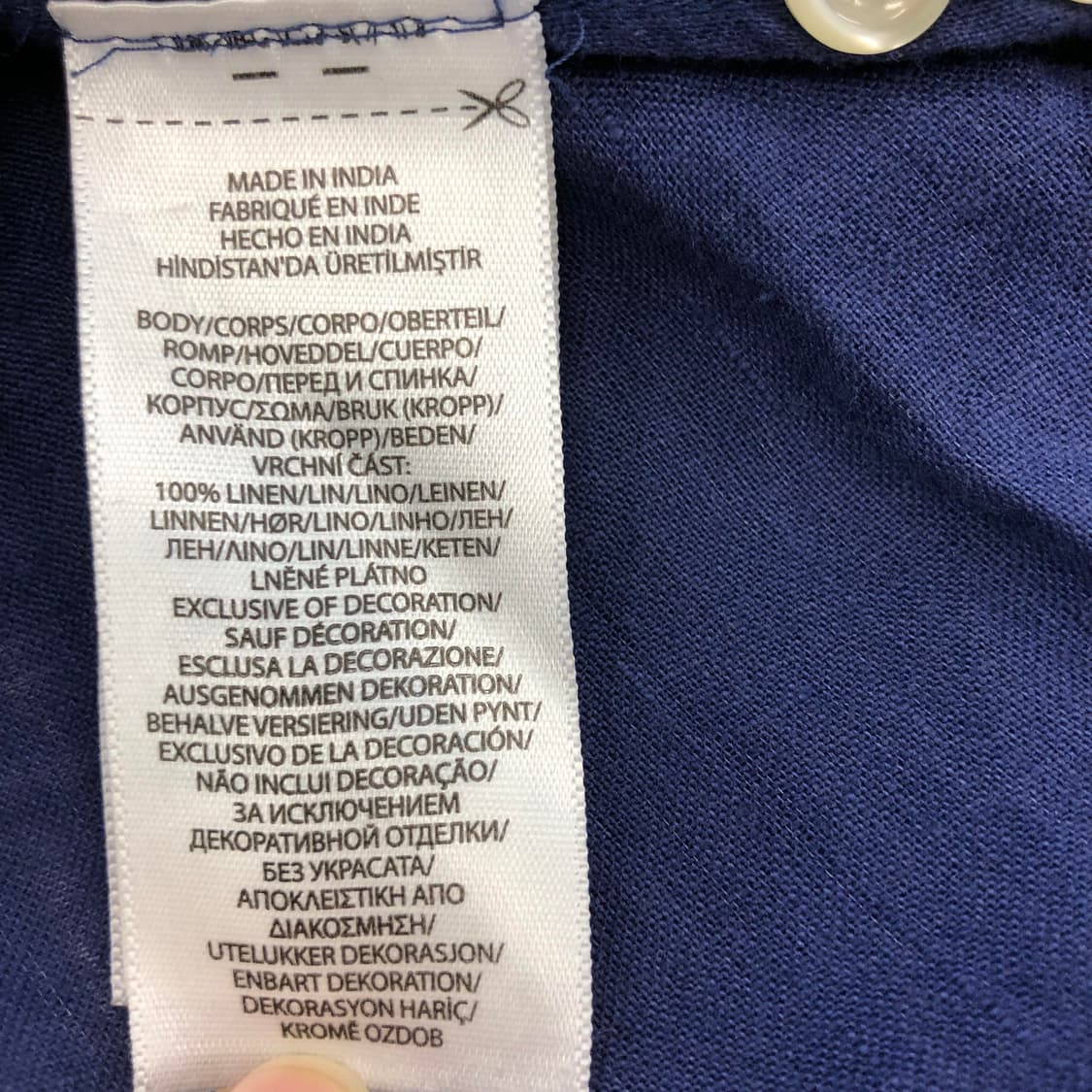 폴로 랄프로렌 화이트포니 린넨셔츠 L 클래식핏 상품이미지6