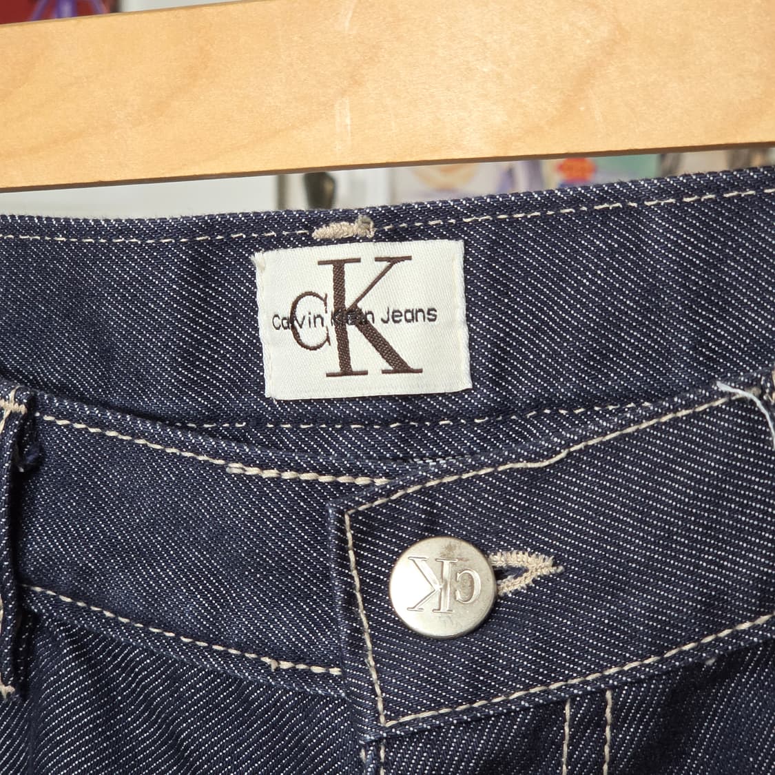 캘빈 클라인 스트레이트 생지 데님 팬츠 상품이미지7