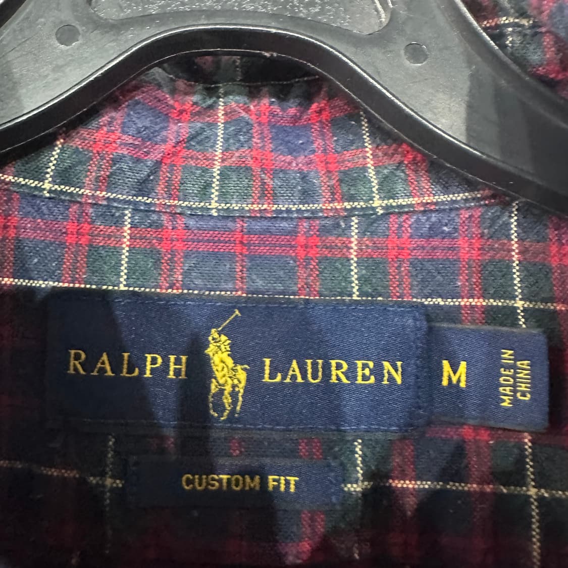 폴로랄프로렌 체크남방 M 상품이미지3