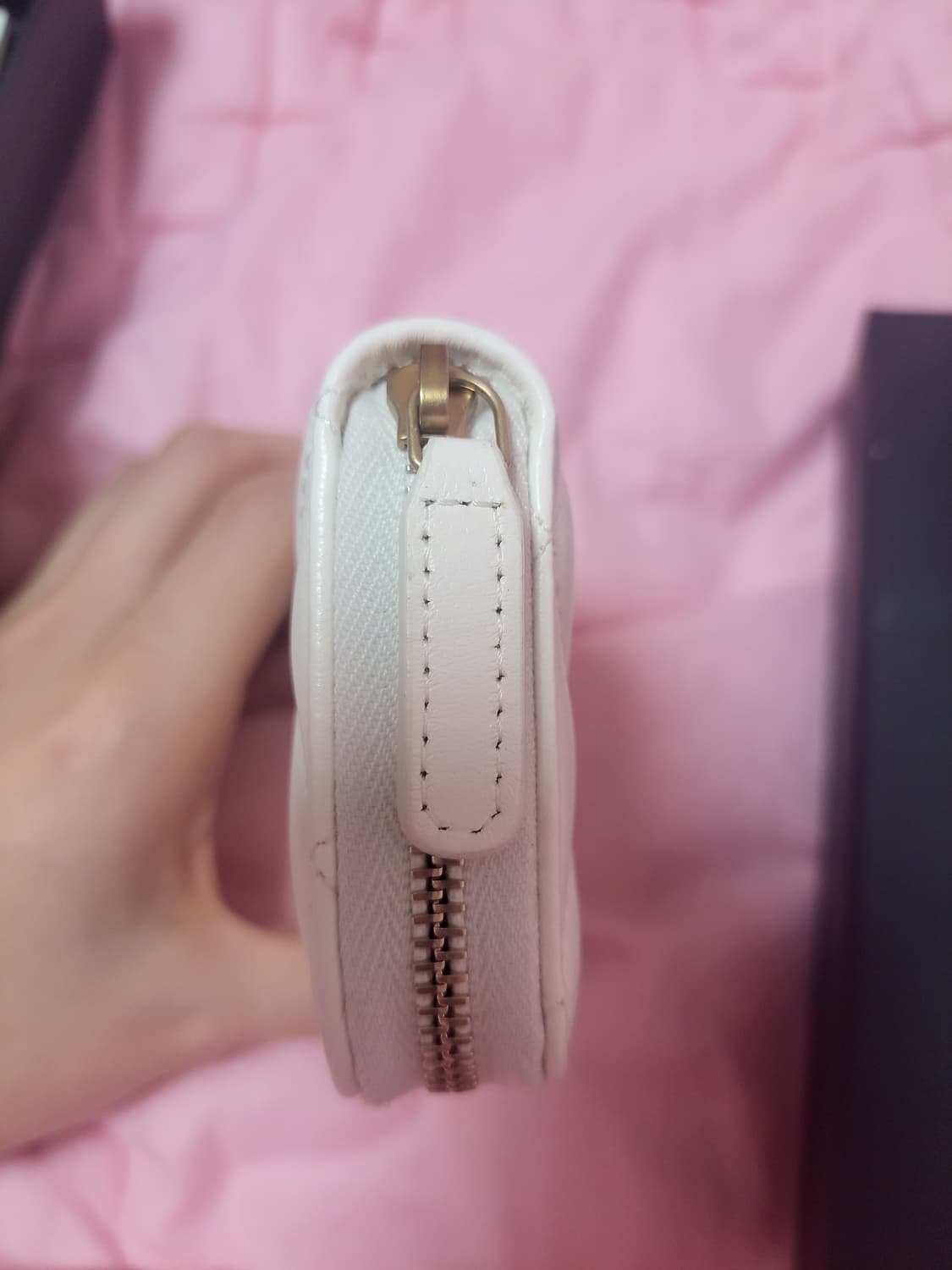 정품)급처미사용새상품!샤넬 하트 지갑 지퍼돌이 카드지갑 상품이미지8