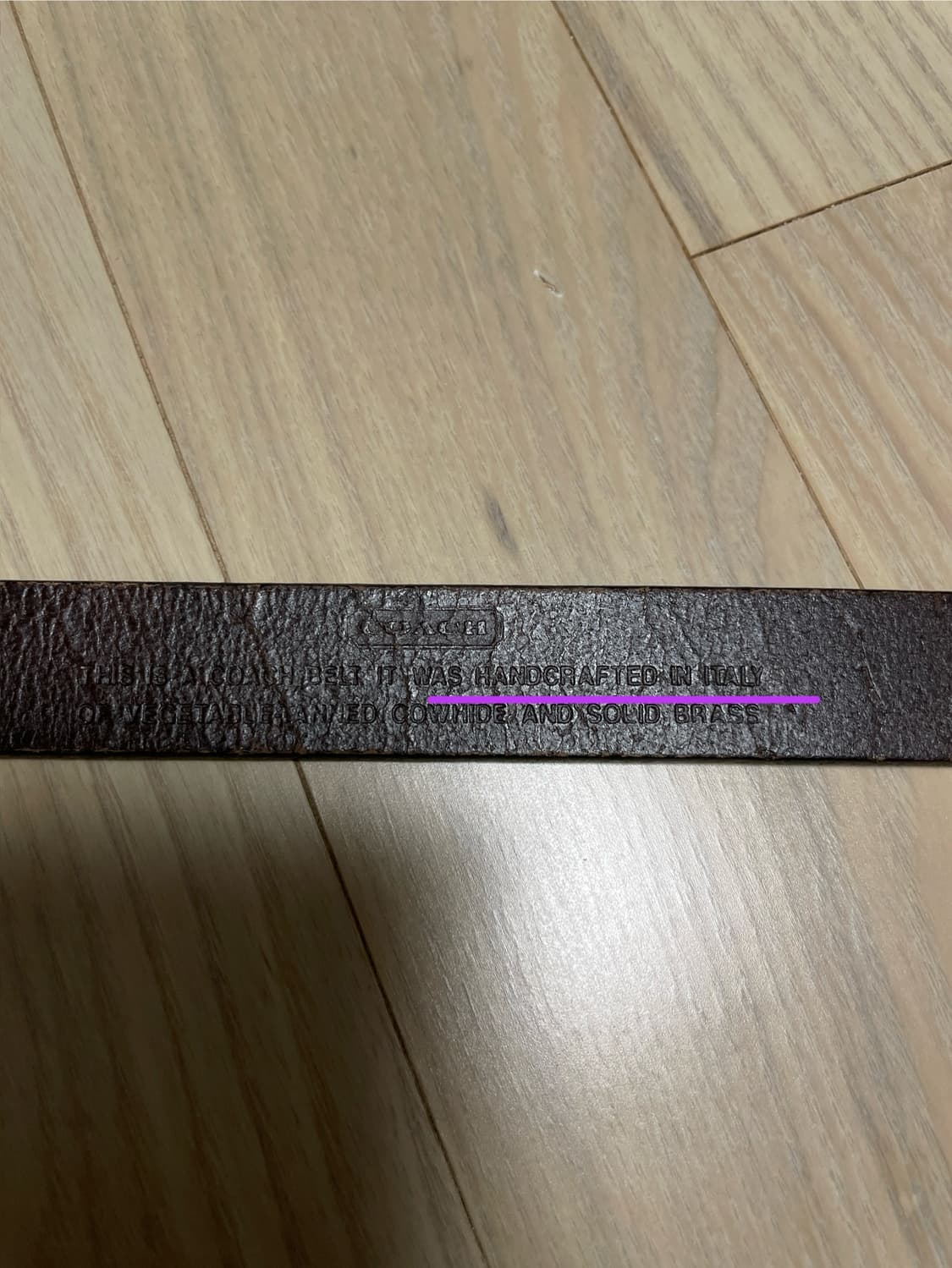 빈티지 코치 슬림 벨트 팝니다  상품이미지5