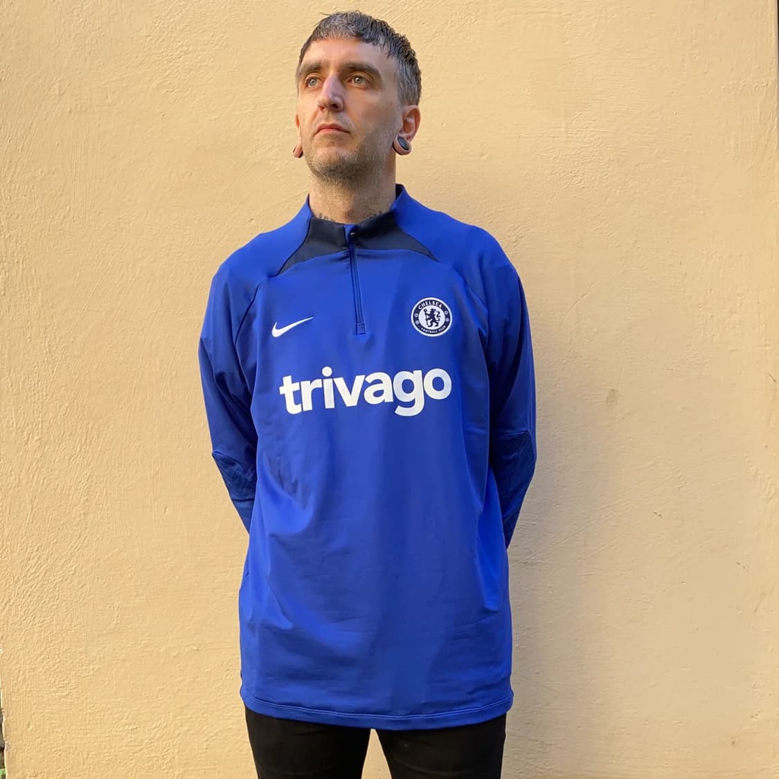 (해외 M) 22 23 나이키 첼시 스트라이크 트레이닝 드릴탑 유니폼 상품이미지6