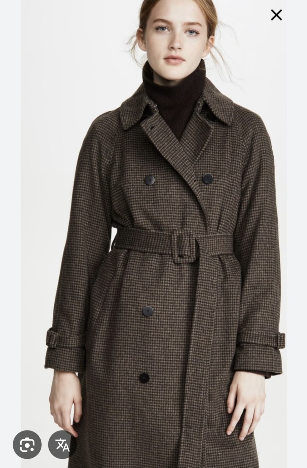 띠어리 하운드 투스 코트 상품이미지1